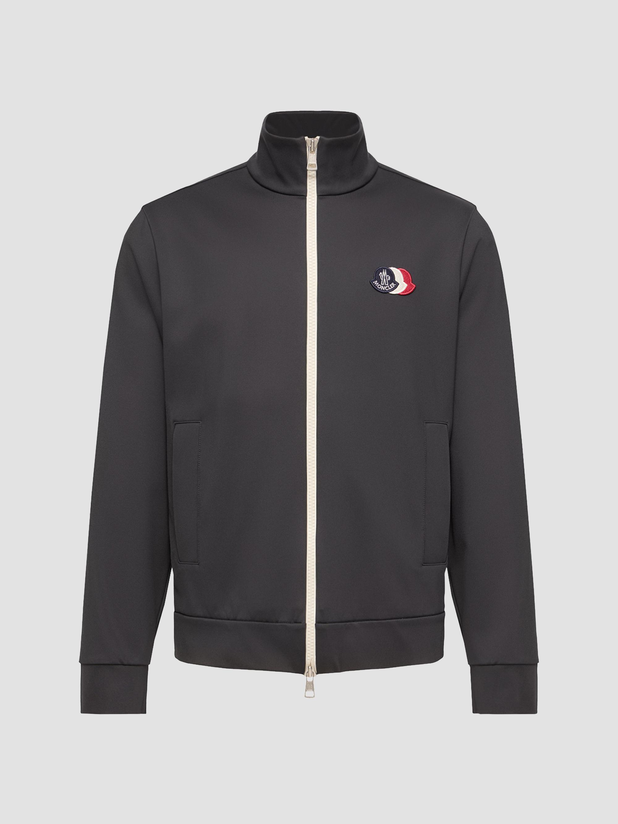 Moncler Men's Zip-Up Sweatshirt - Navy Blue | Thumbnail 5