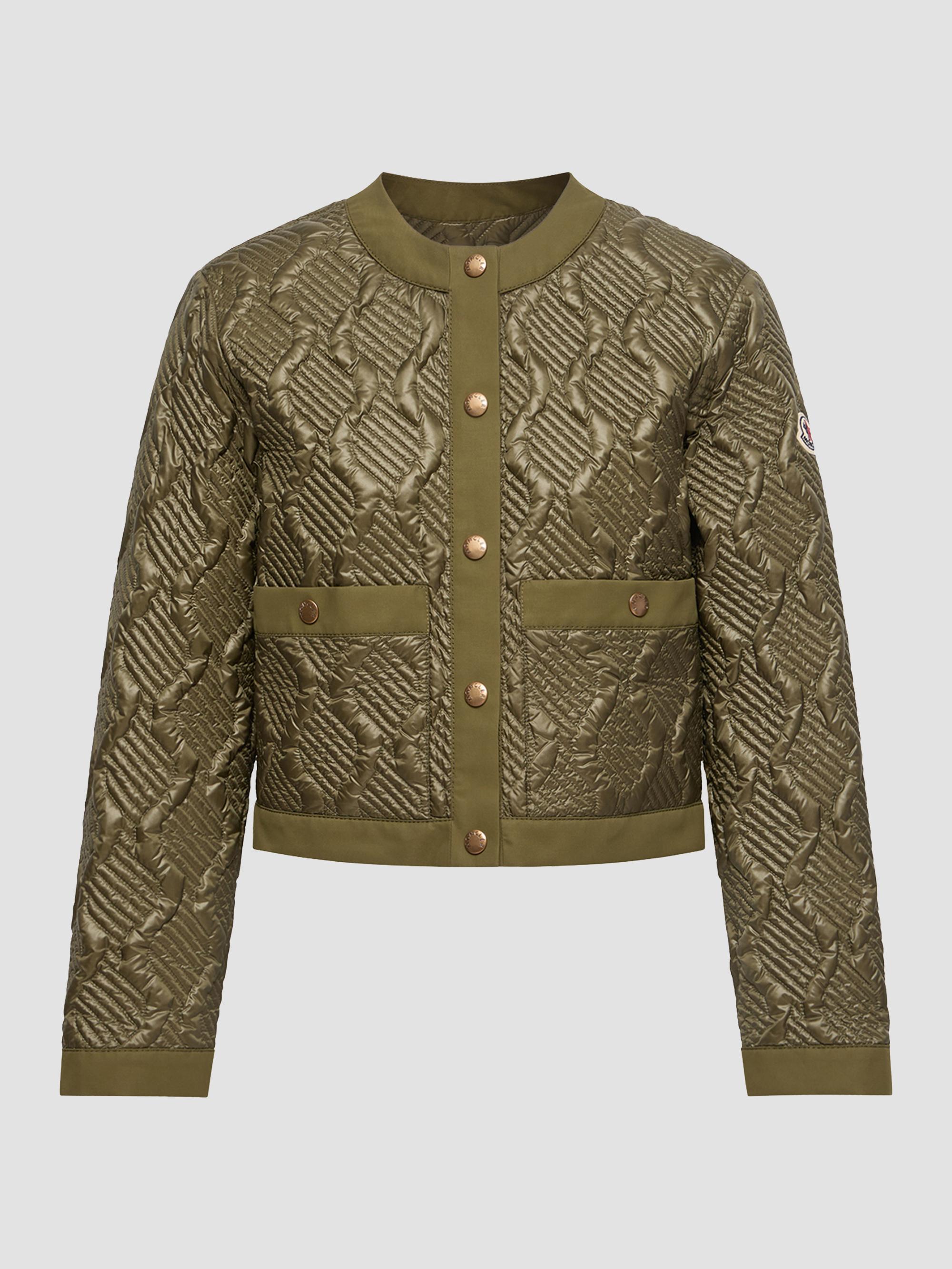 Moncler Women's Libellule Puffer Coat - Olive Green | Thumbnail 5