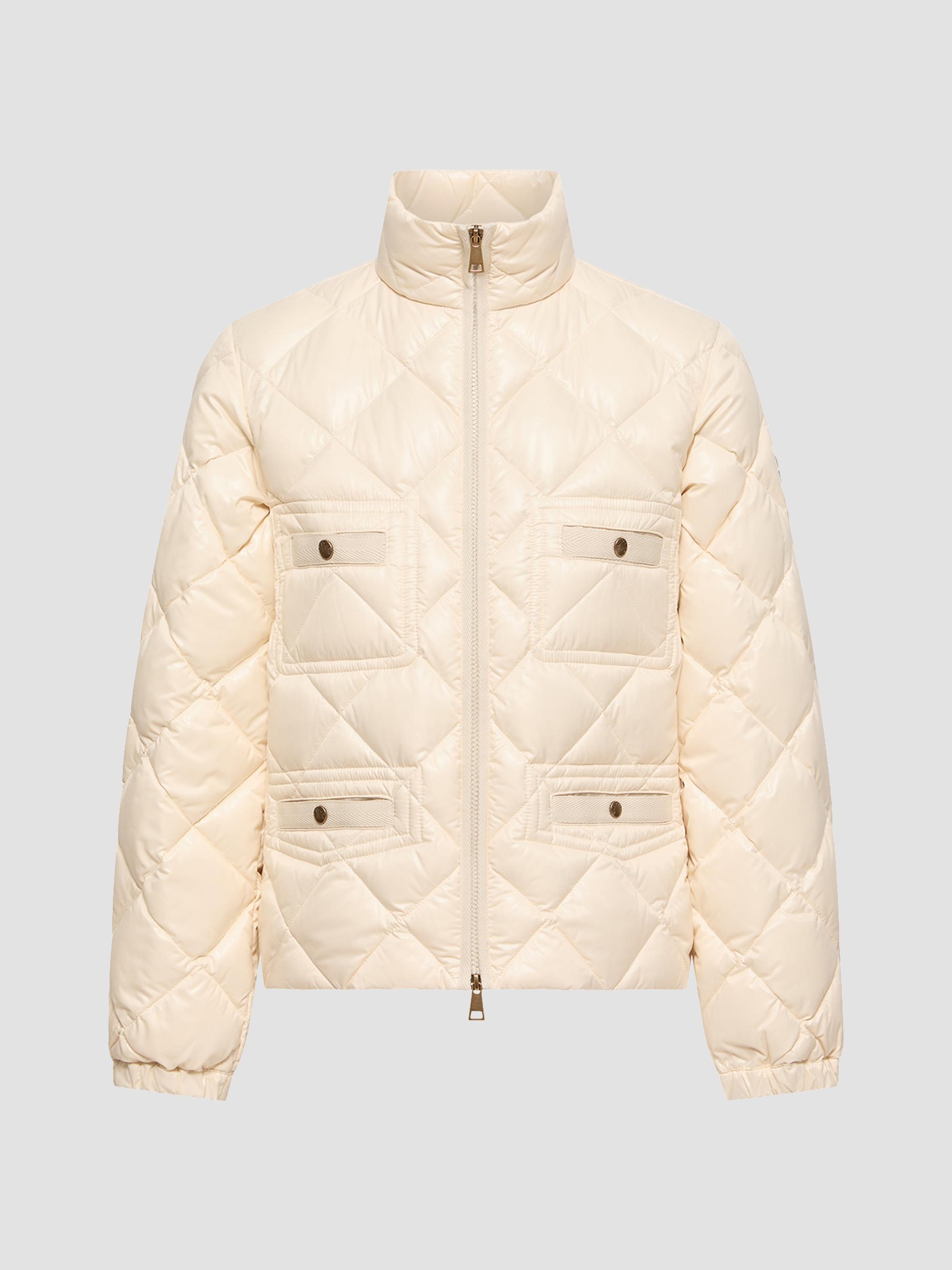 Moncler Women's Lavaret Puffer Coat - White | Thumbnail 5