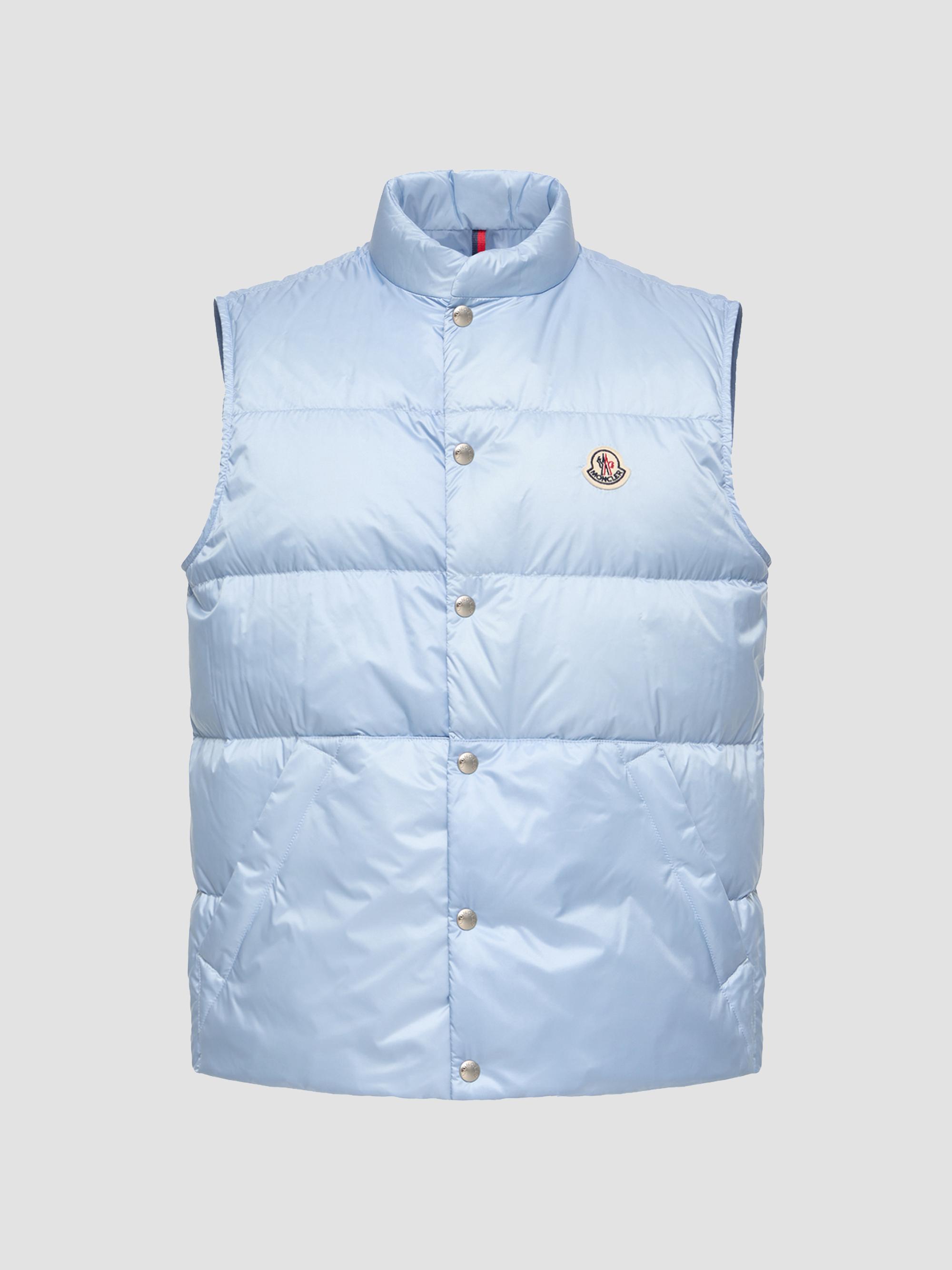 Moncler Men's Tuquerouye Puffer Vest - Light Blue | Thumbnail 5