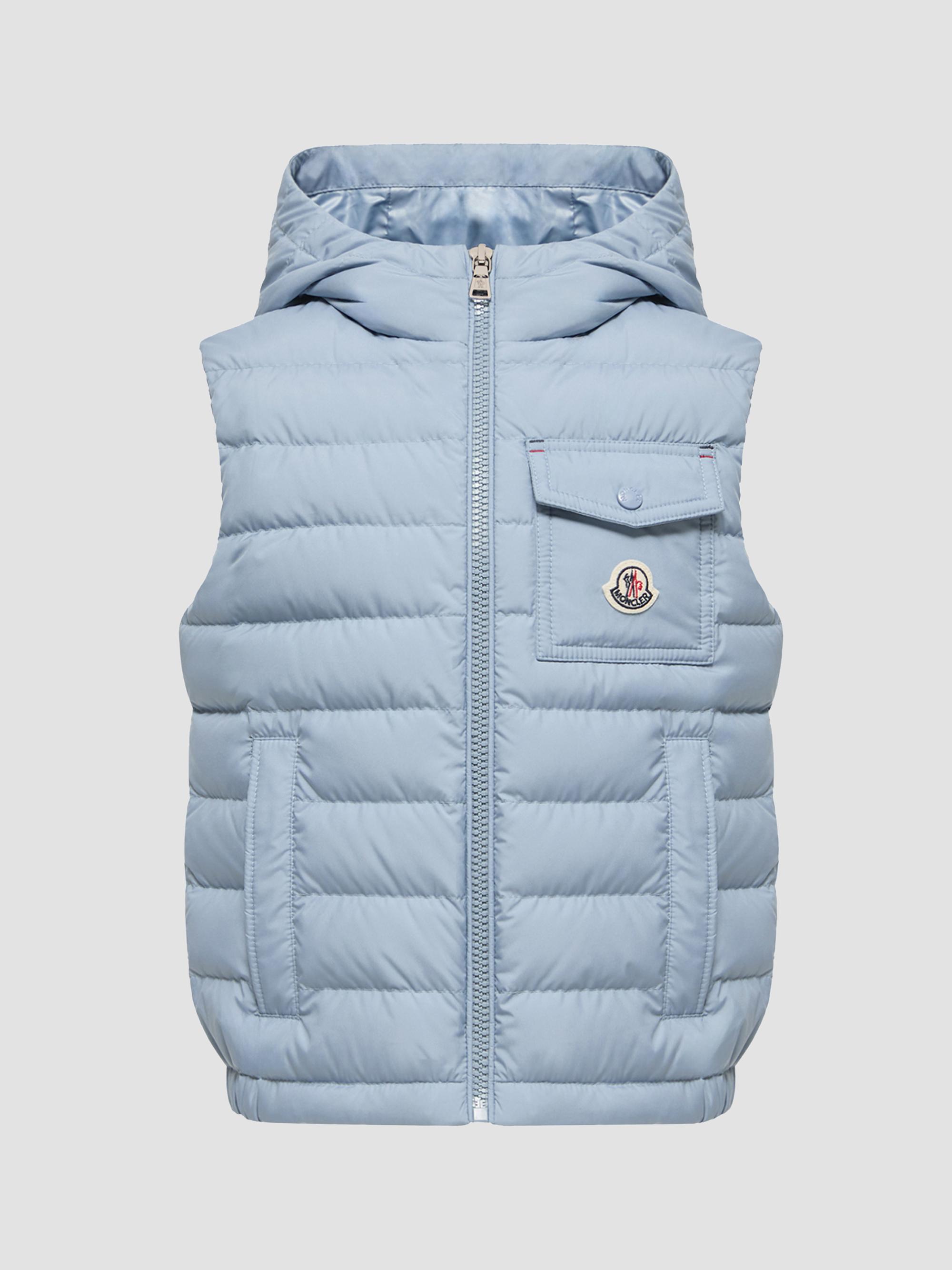 Moncler Little Boy's & Boy's Wystan Puffer Vest - Light Blue | Thumbnail 5