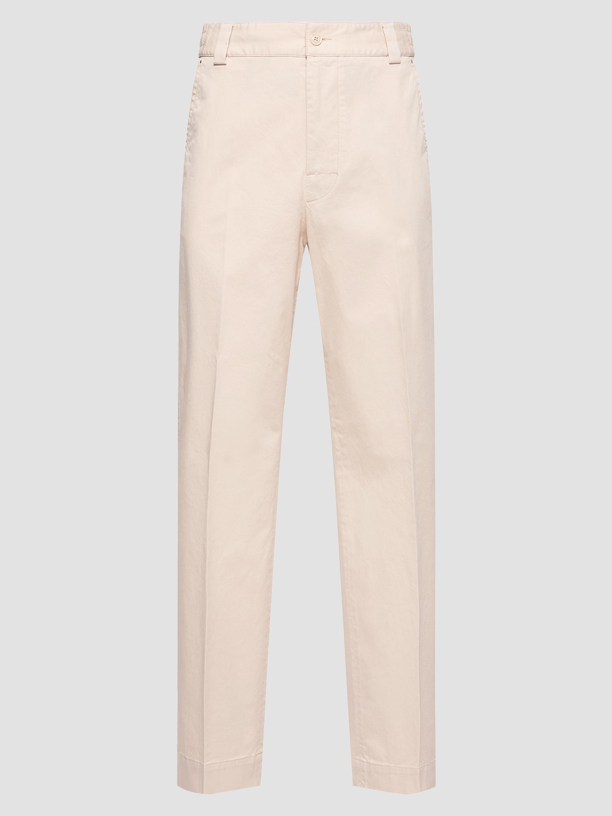Moncler Men's Pants in Cotton - White