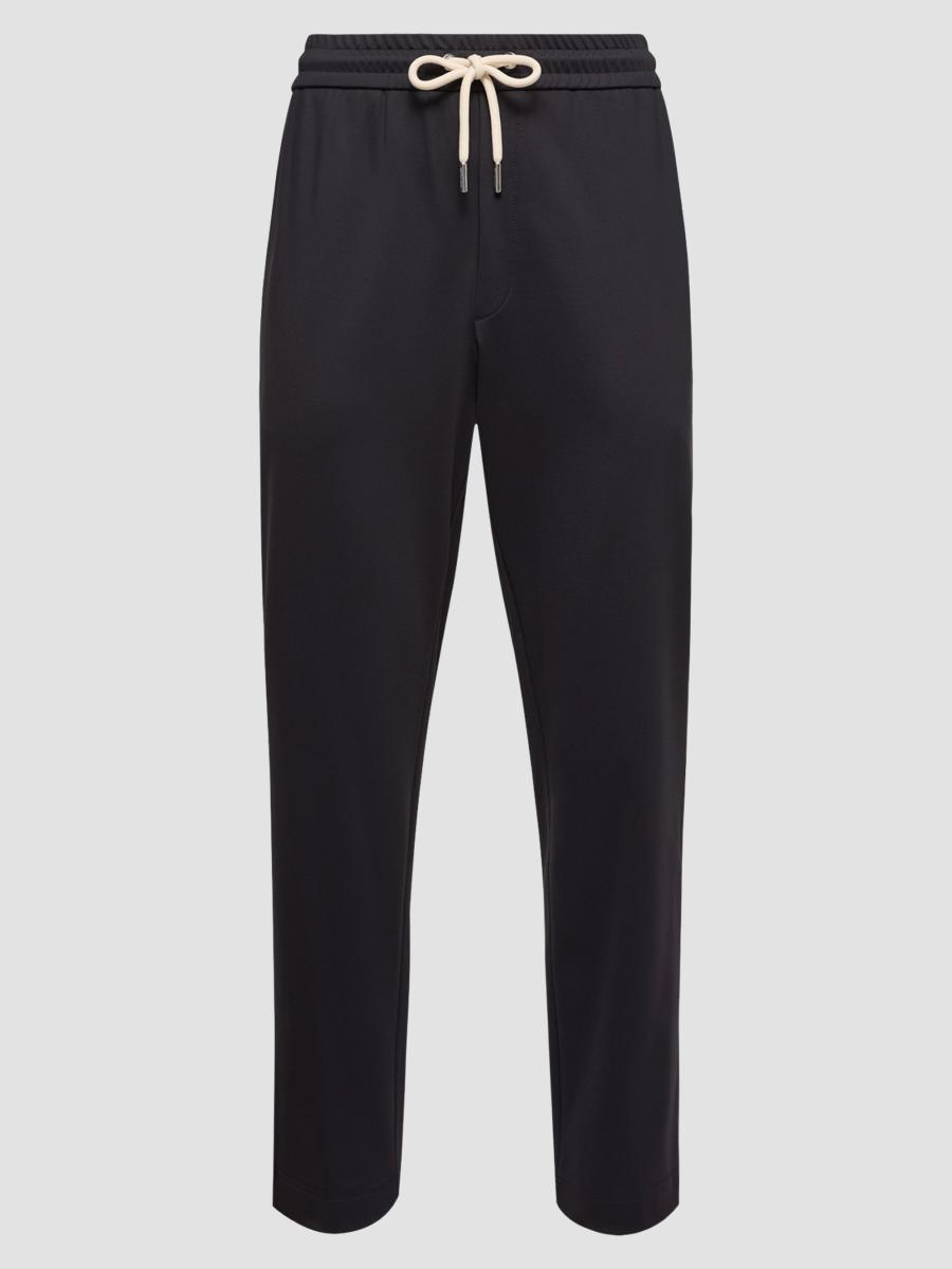 Moncler Men's Sweatpants In Technical Jersey In Blue