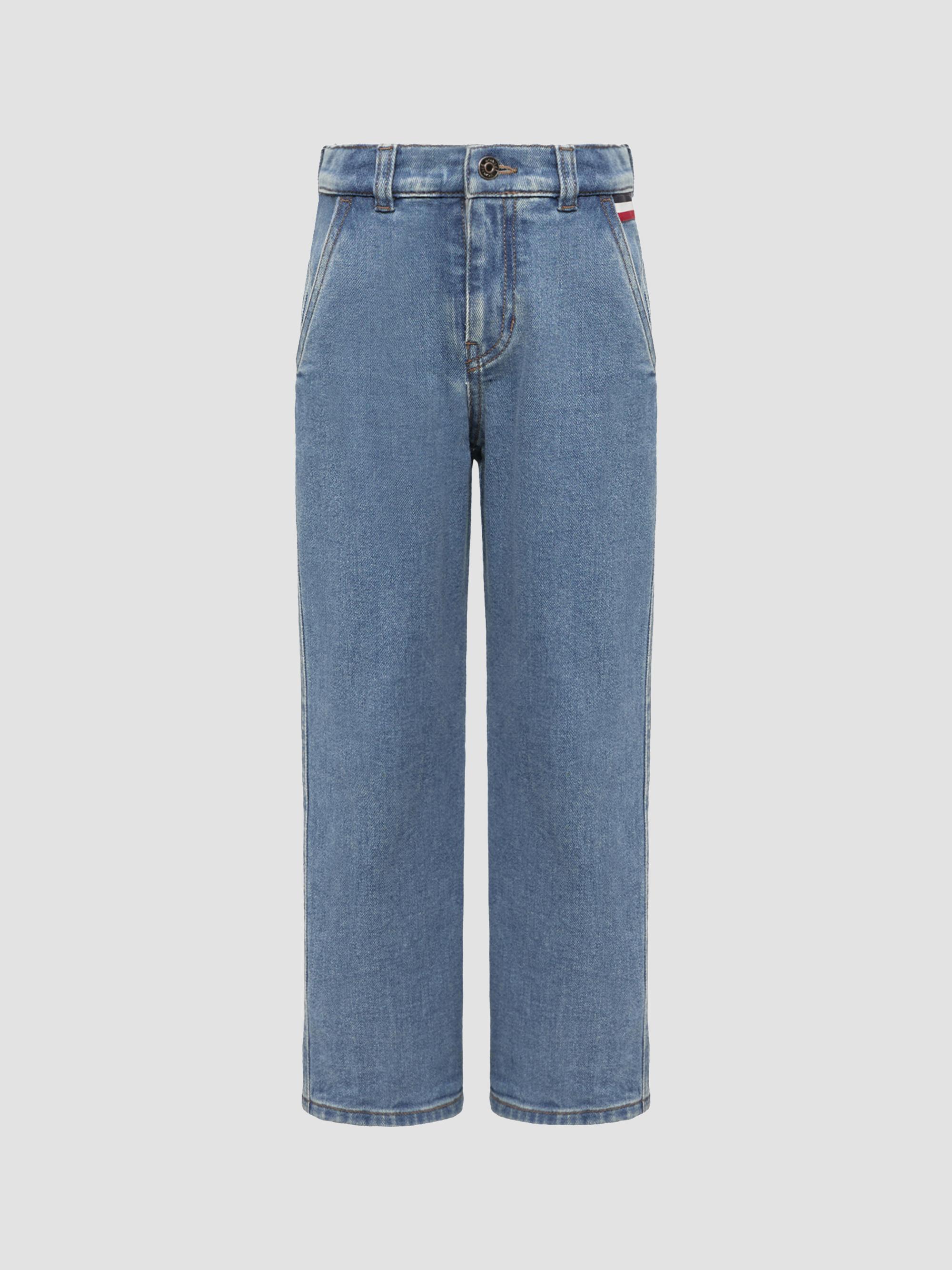 Moncler Little Boy's & Boy's Pants in Denim - Denim Blue | Thumbnail 5