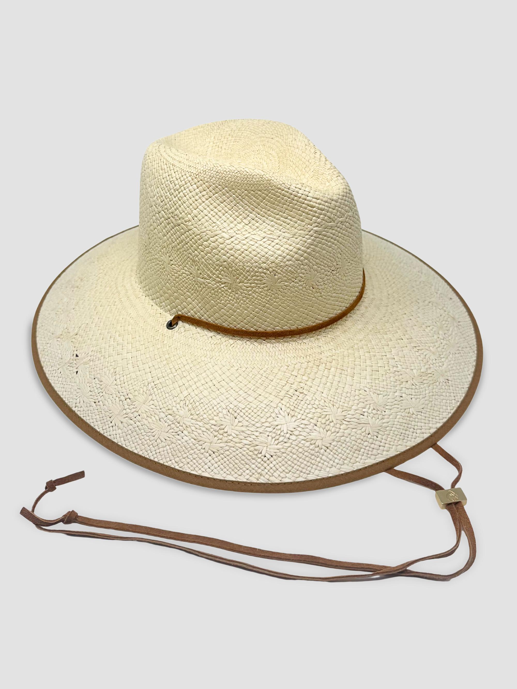 Rag & Bone Elle Perf Fedora Ivory Size M rag & bone Elle Perforated Straw Fedora | Saks Fifth Avenue main image 2