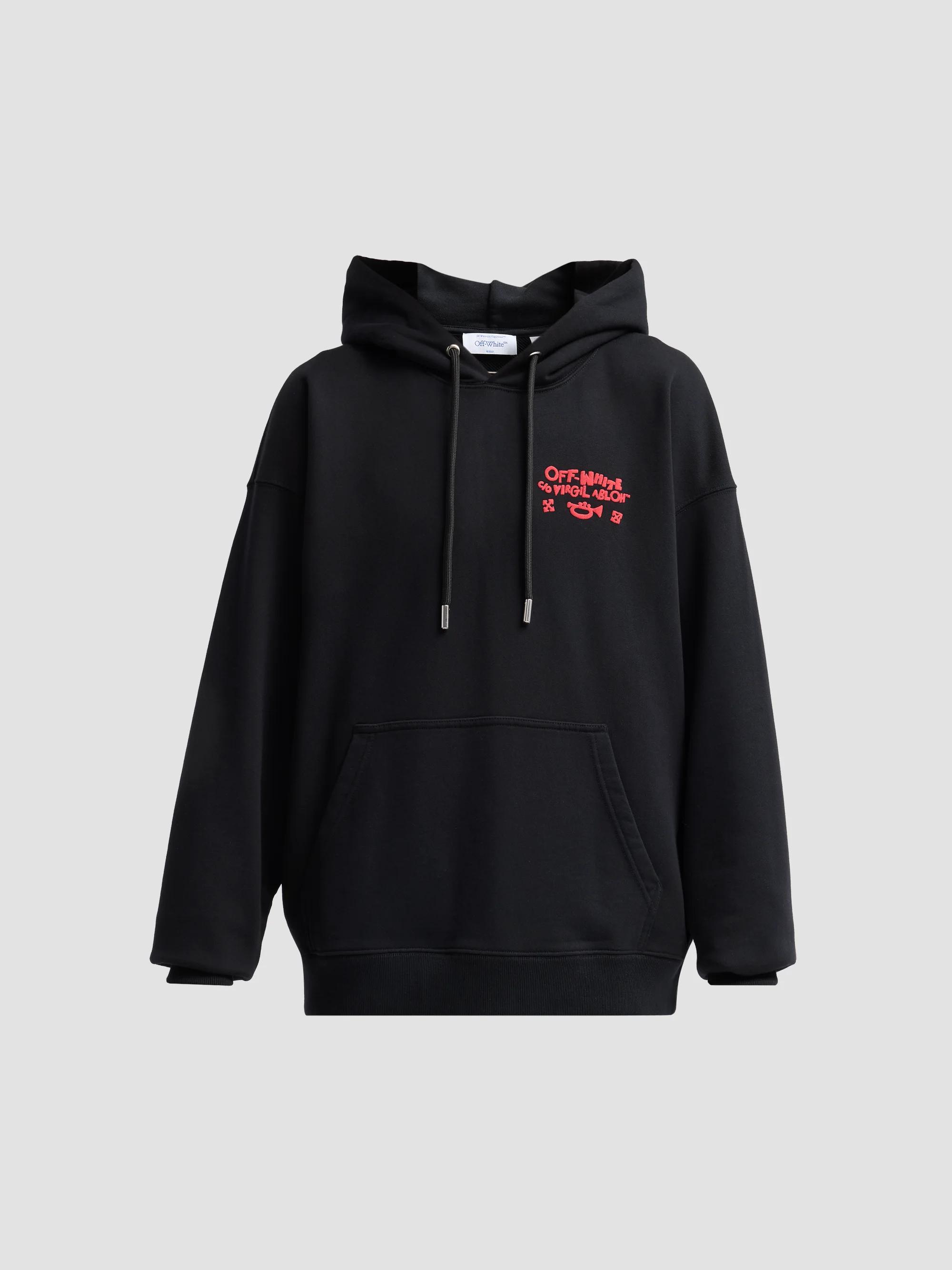 Fear of God Logo Distressed Cotton Hoodie | Saks Fifth Avenue