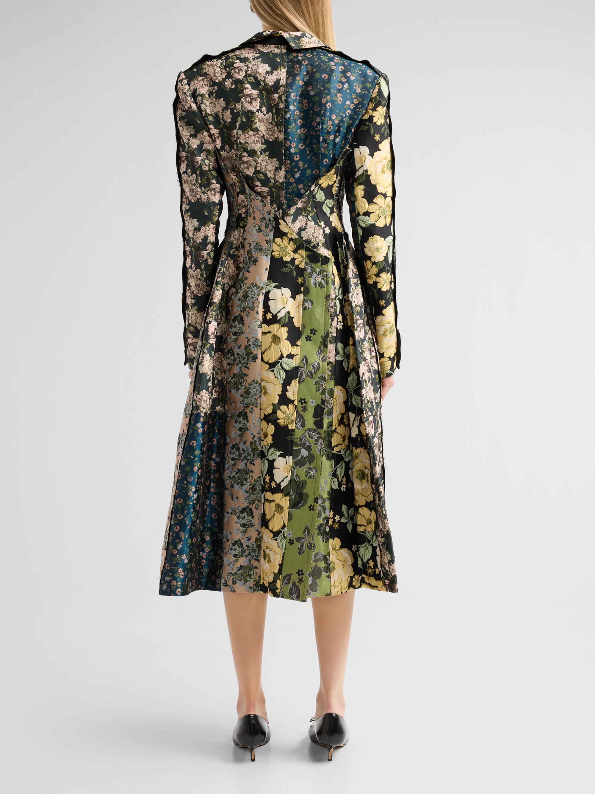 Jason Wu Collection Mixed Floral Jacquard Paneled Coatdress | Saks