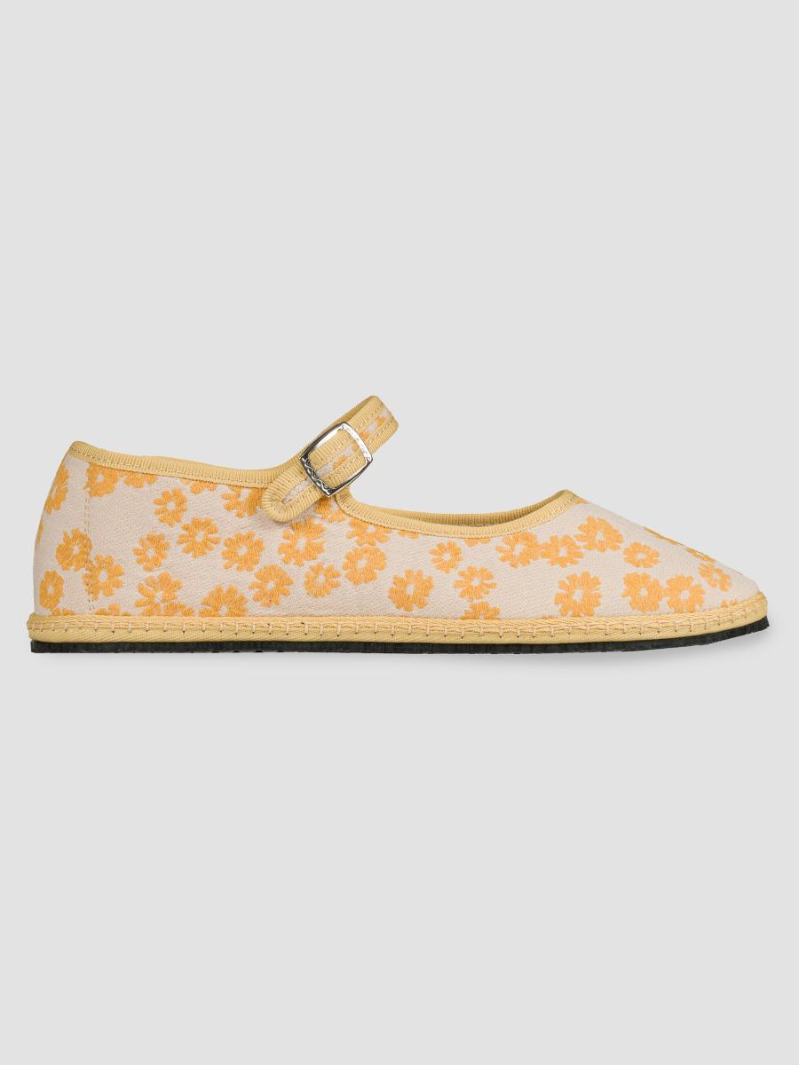 Vibi Venezia Women's Floral-embroidered Mary Janes In Black