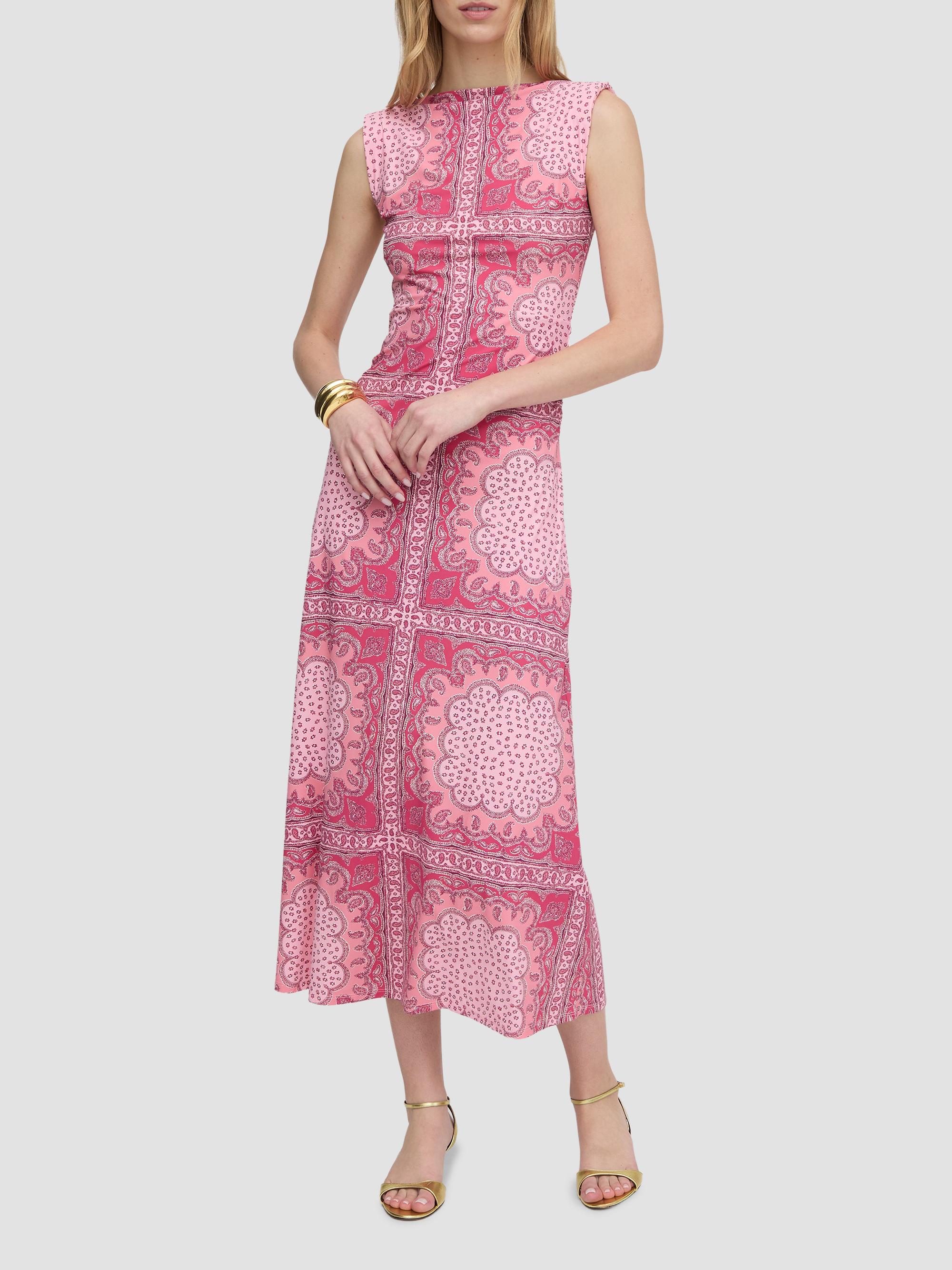 Hill House Home Women's The Sloane Dress - Berry Paisley Scarf | Thumbnail 5