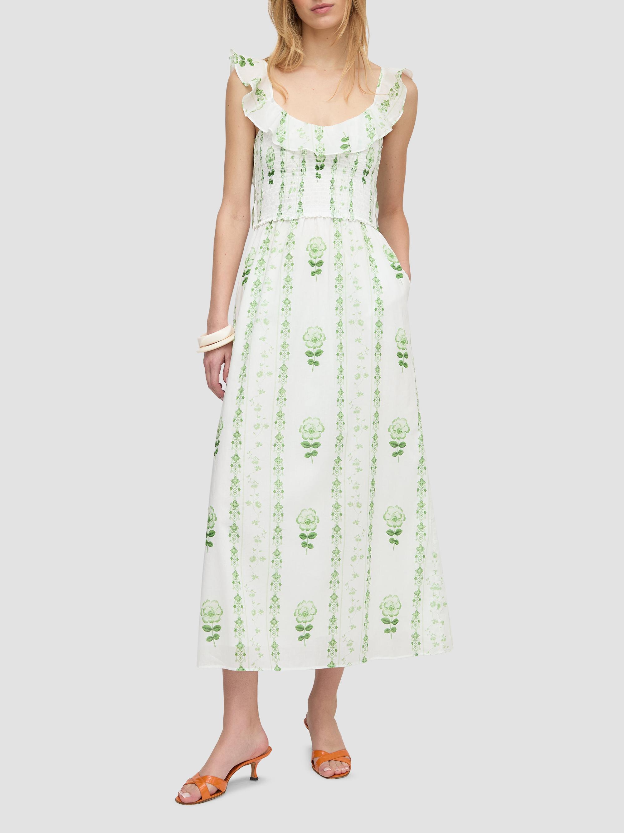 Hill House Home Women's The Cambria Nap Dress - White Multi | Thumbnail 8