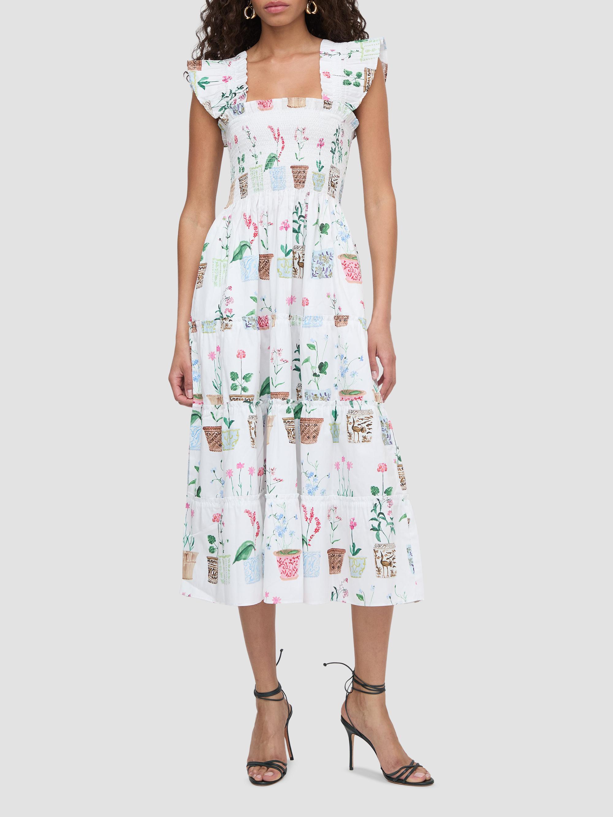 Hill House Home Women's The Ellie Nap Dress - Flower Pots | Thumbnail 6