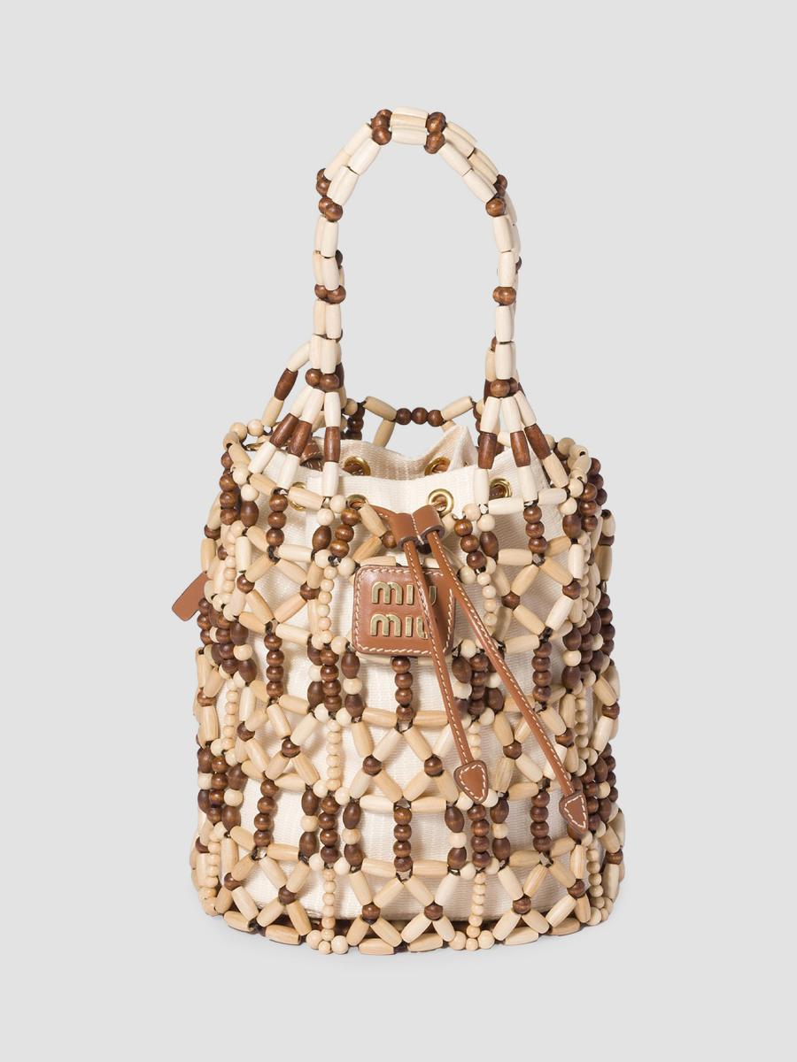 Miu Miu Mesh Bucket Bag | Saks Fifth Avenue