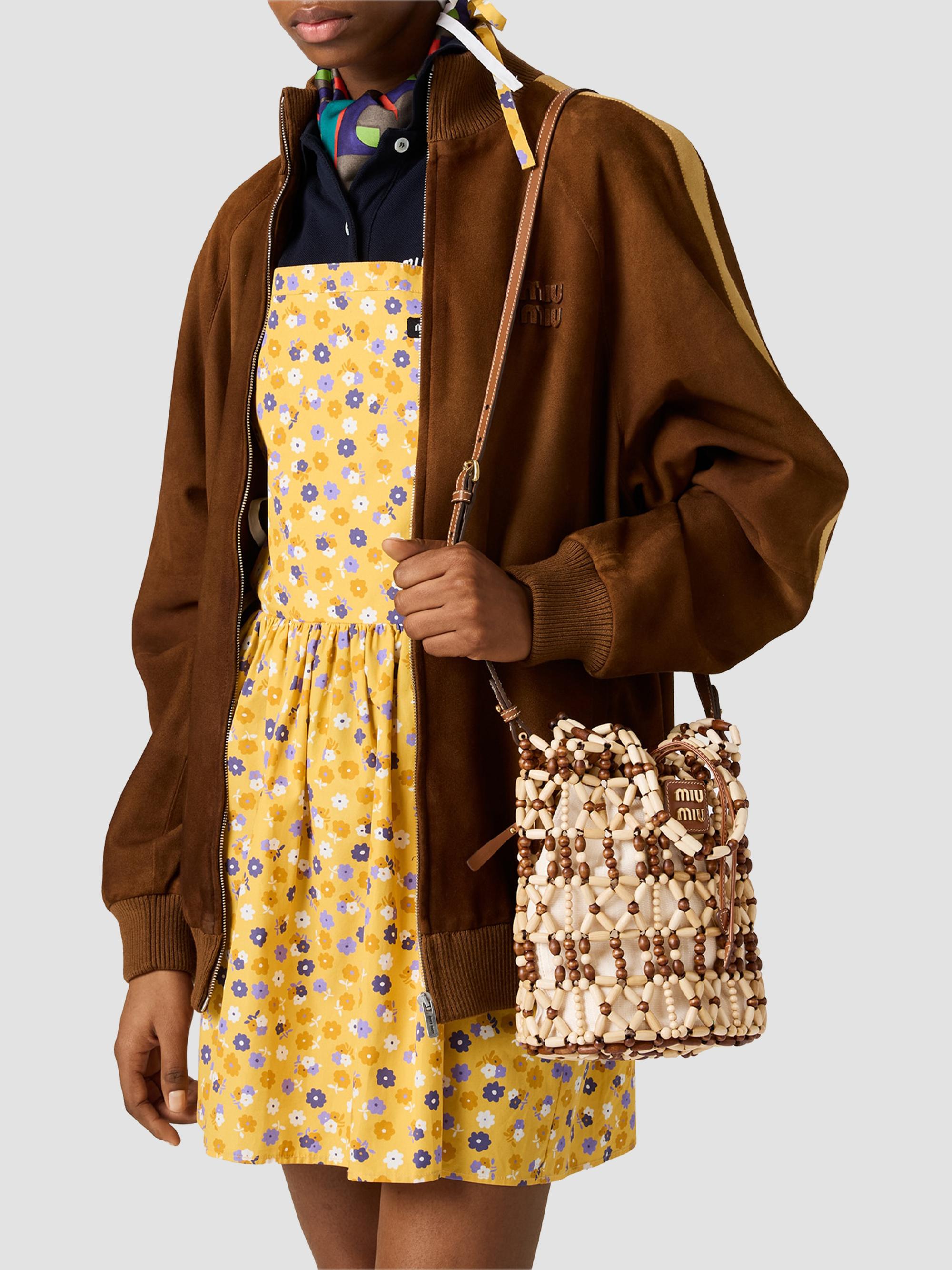 Miu Miu Mesh Bucket Bag | Saks Fifth Avenue