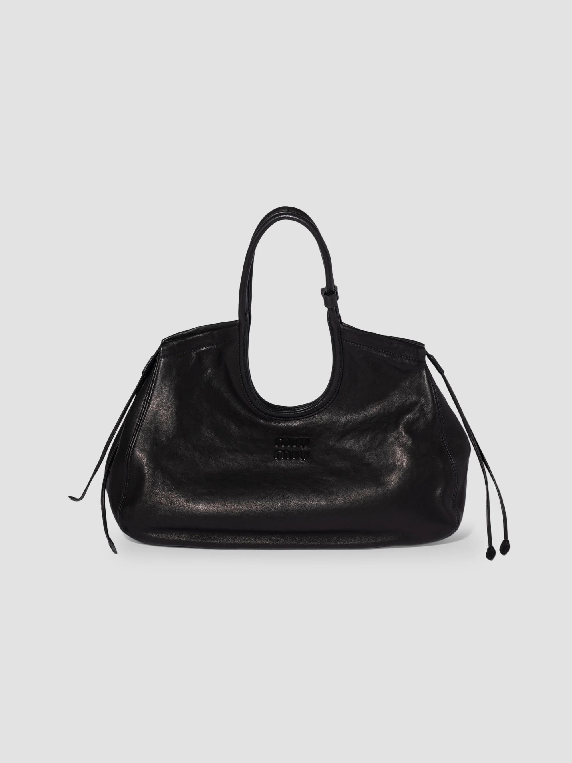 Miu Miu Ivy Nappa Leather Shopping Bag | Saks Fifth Avenue