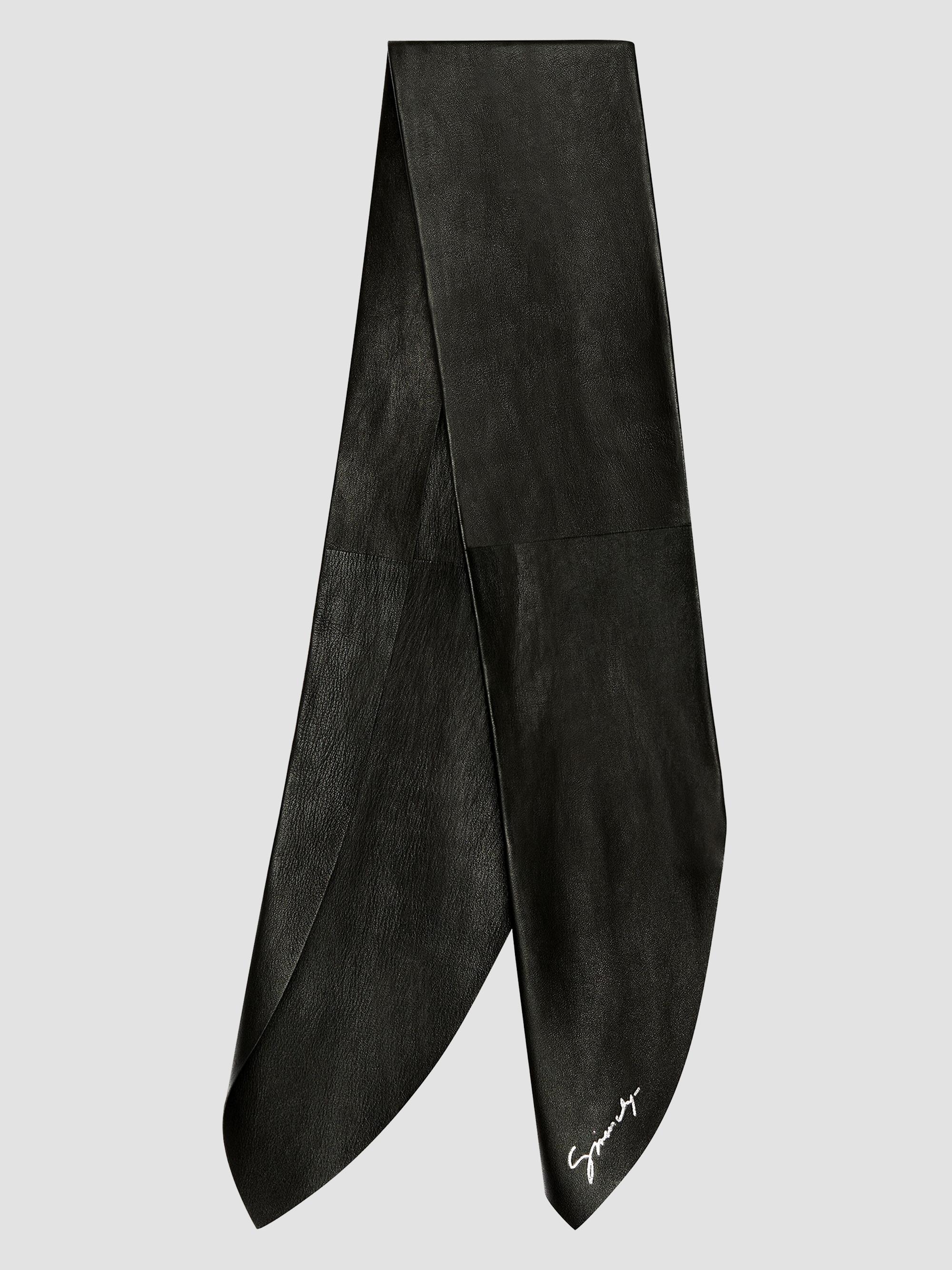 Givenchy Women's Scarf in Leather - Black | Thumbnail 4