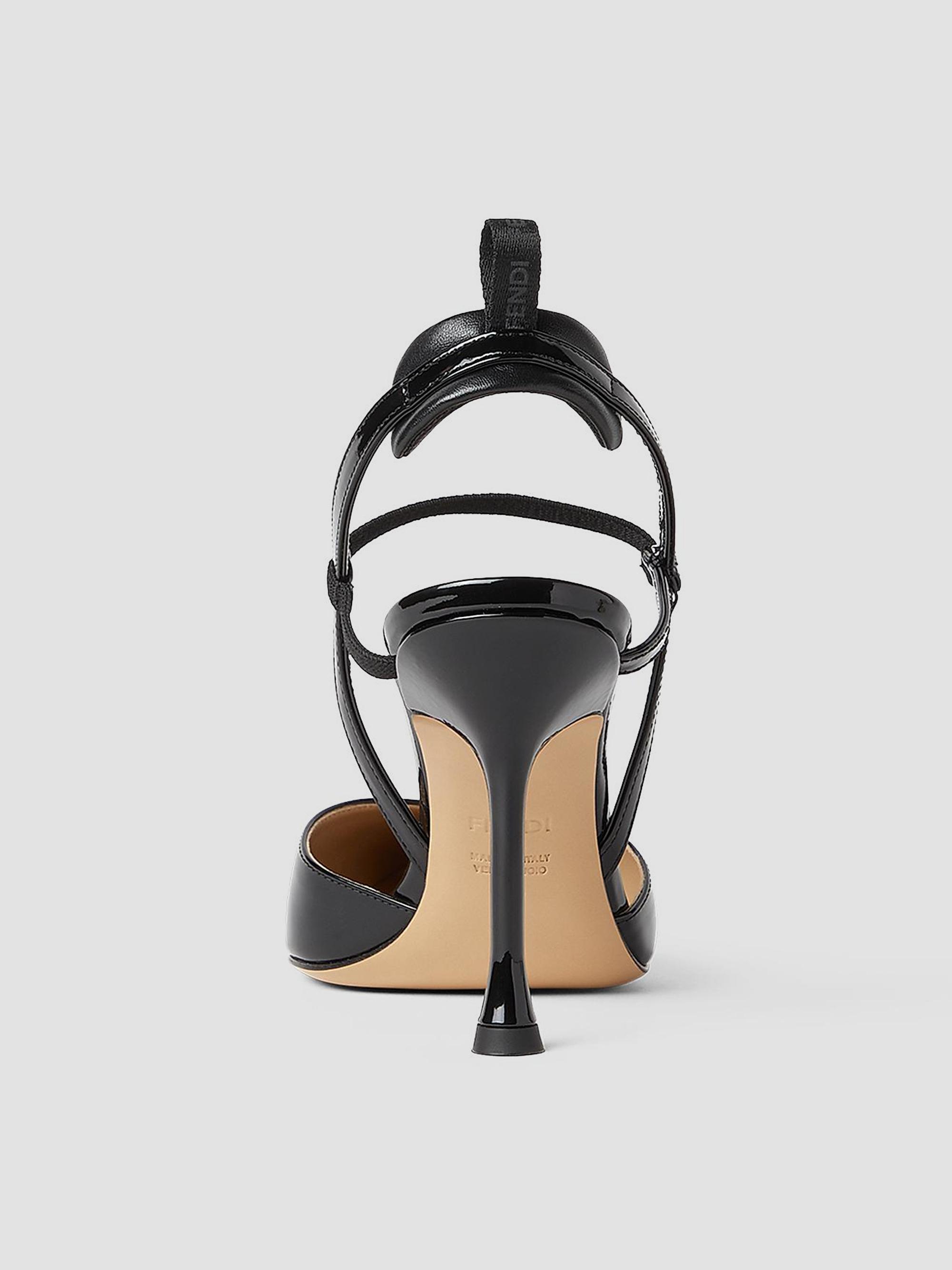 Fendi Very Colibri 95MM Patent Leather Slingback Pumps | Saks