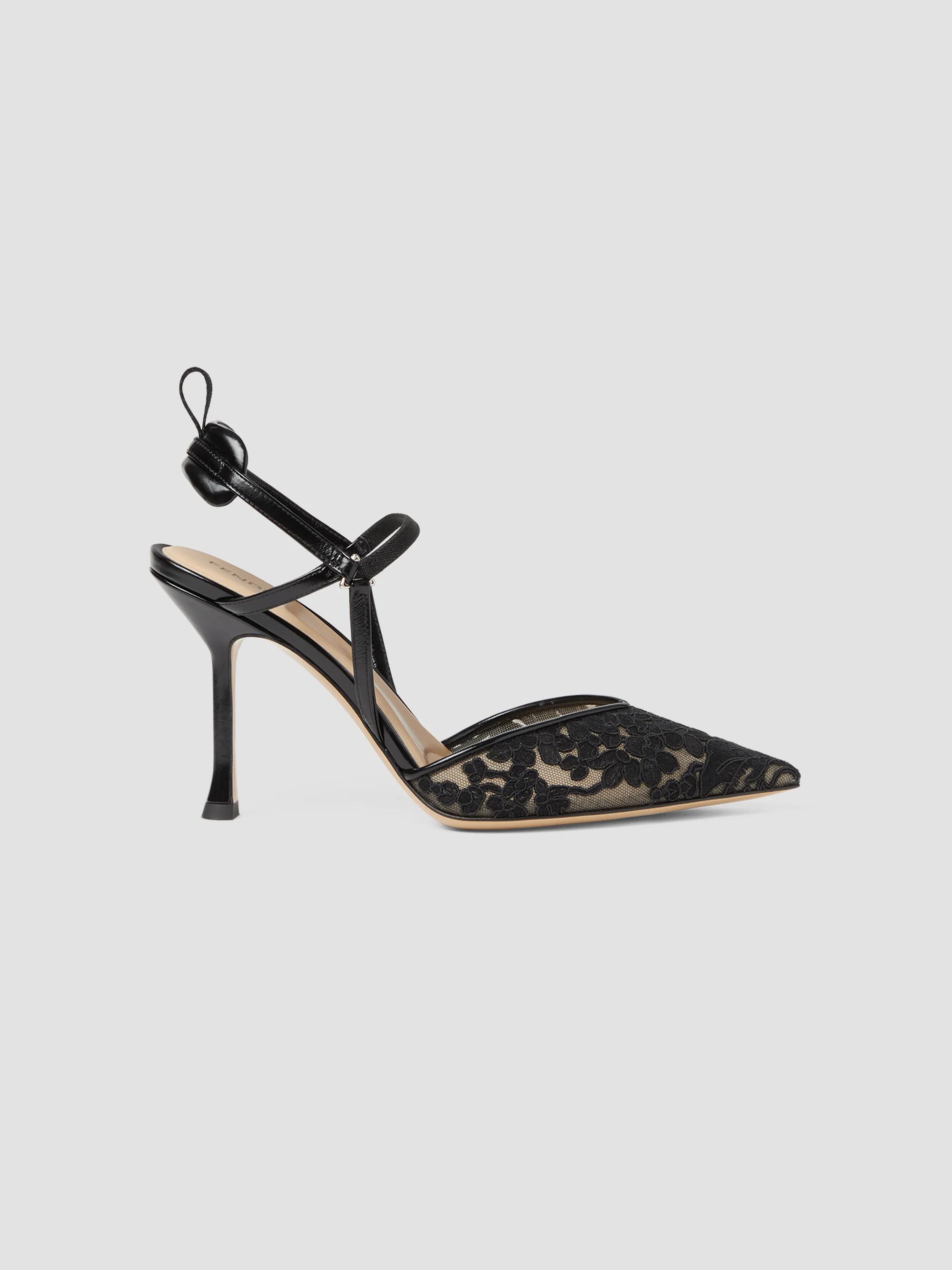 Fendi Very Colibri 95MM Patent Leather Slingback Pumps | Saks