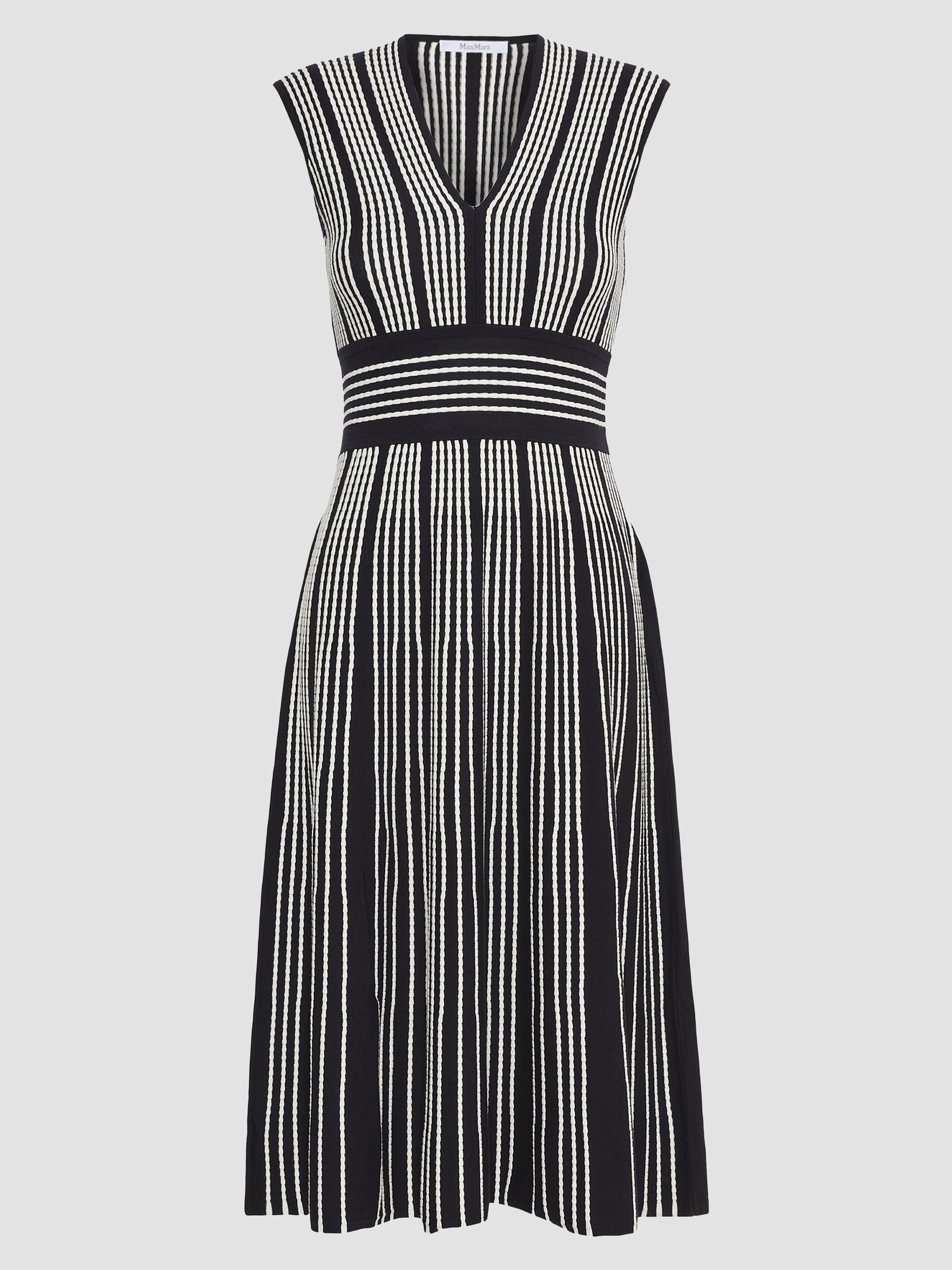 Max Mara Women's Sleeveless Viscose Yarn Dress - Ultramarine | Thumbnail 6