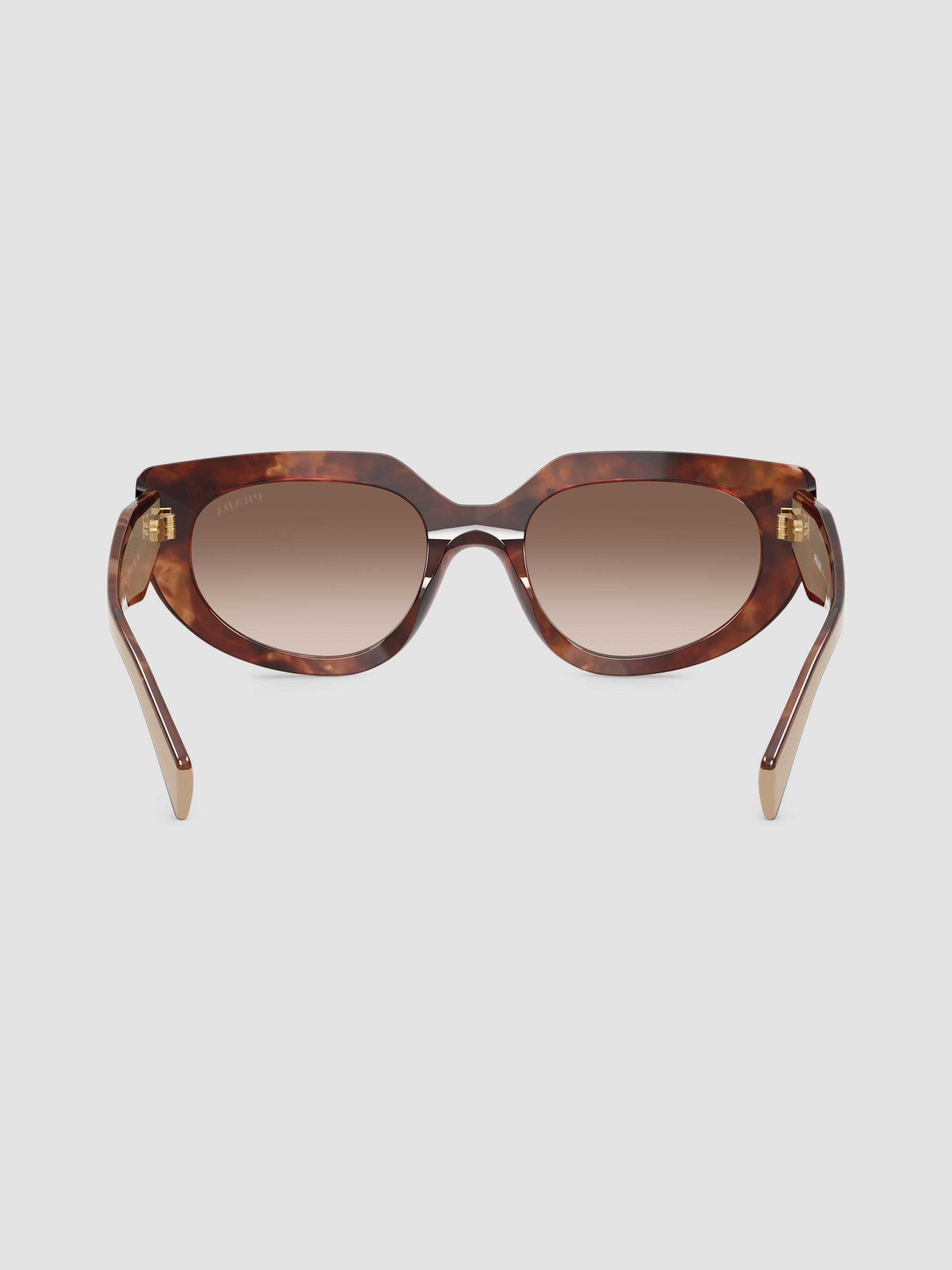 Prada 53MM Oval Sunglasses | Saks Fifth Avenue