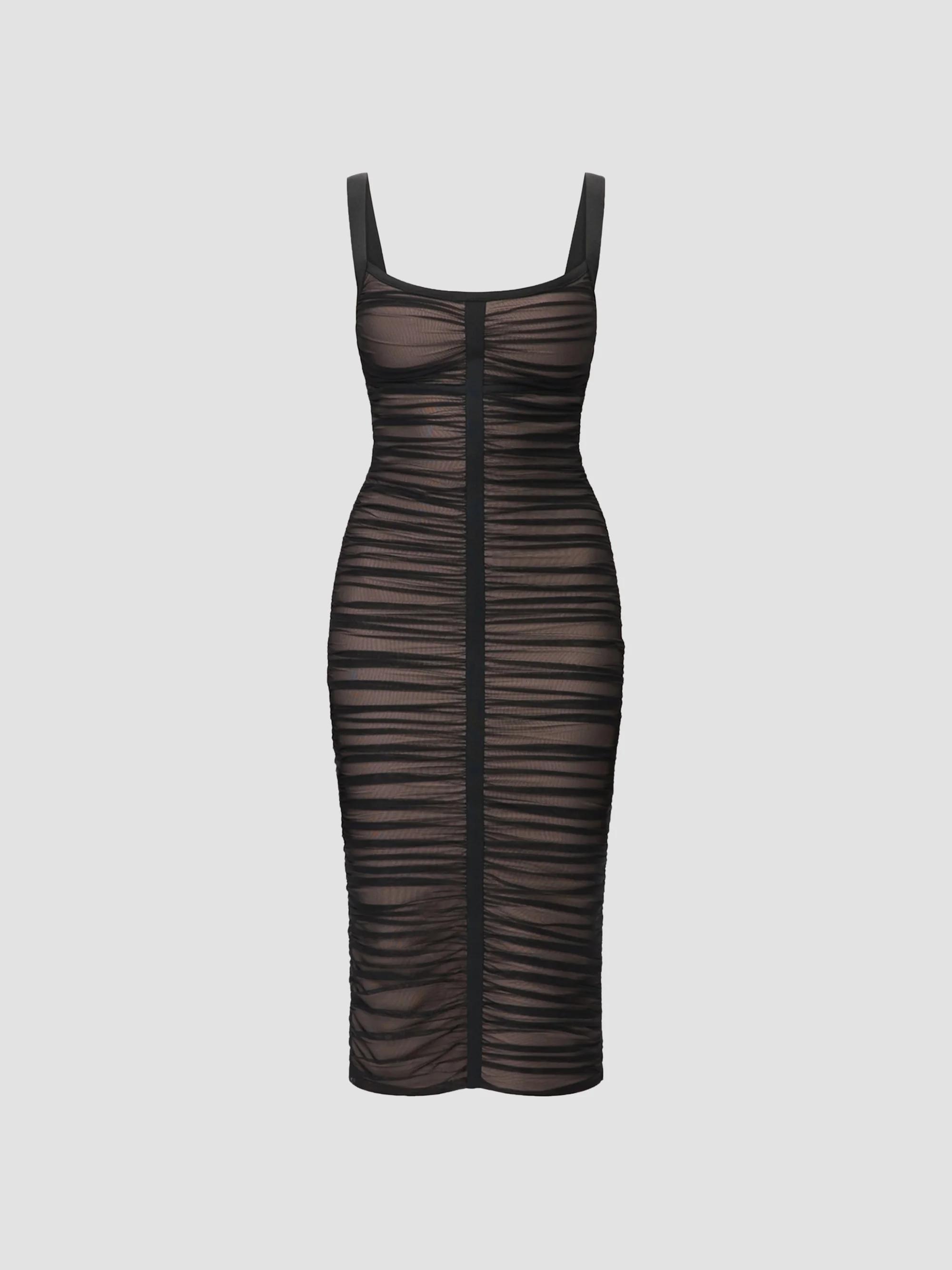 Hervé Léger The Ines Bead-Embellished Fringed Gown