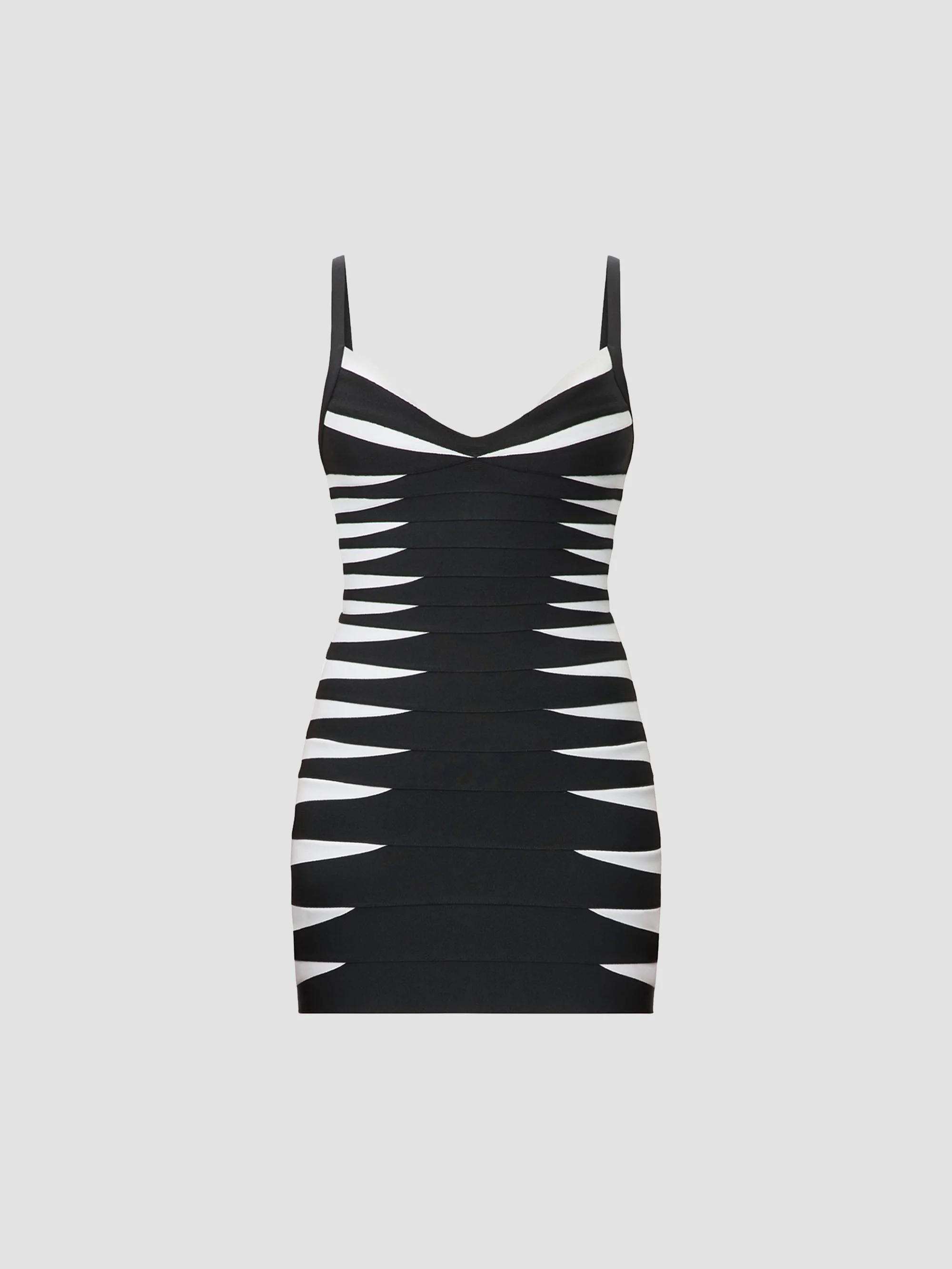 herve leger black and white bandage dress Women's Hervé Léger Designer Dresses Suit Jacket/Waist Size:36/30 this signature bandage fabric stretch satin formal gown Damla Butter Asymmetrical Tiered