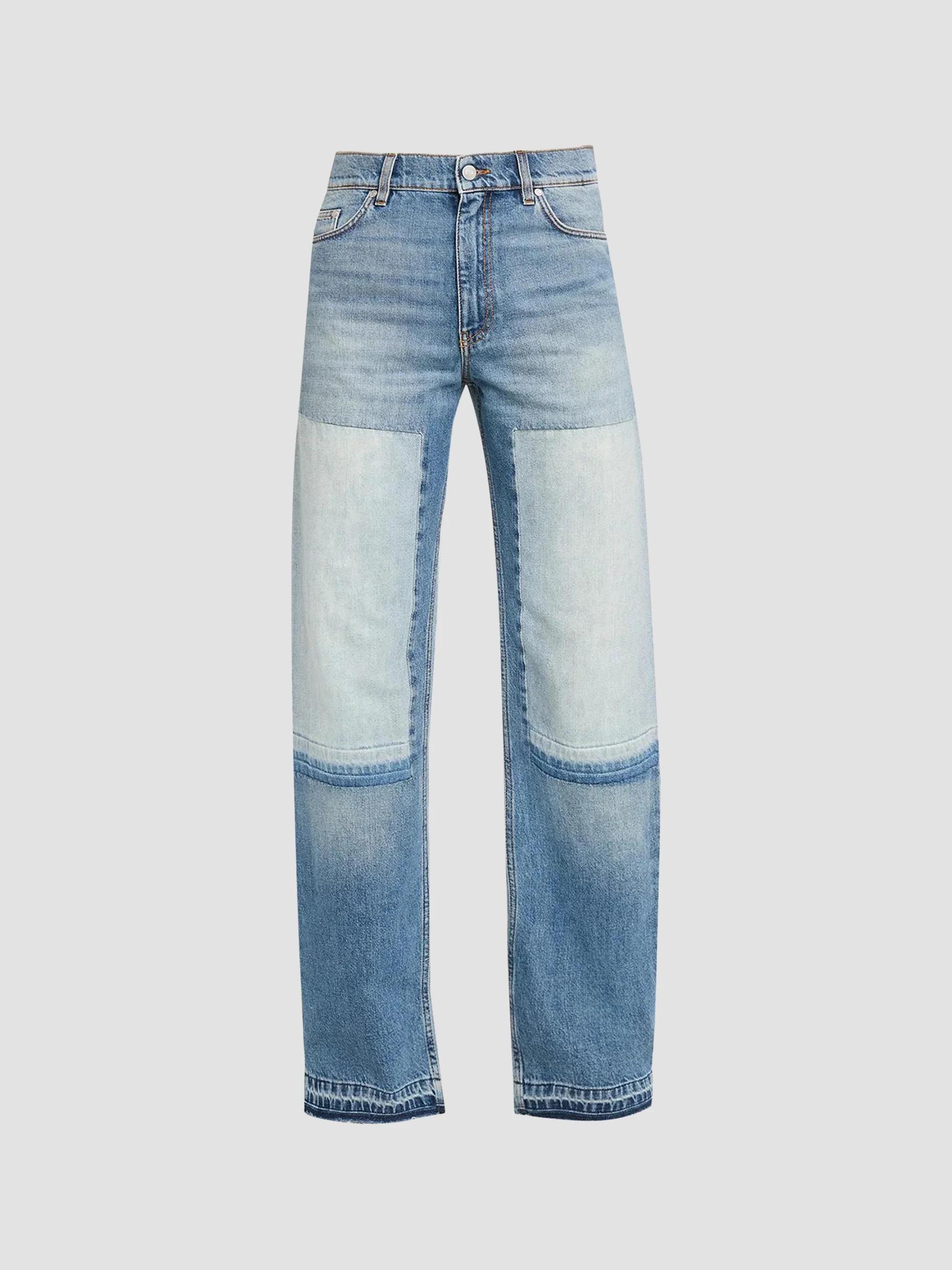 Stella McCartney Hotfix Crystals Mid-Rise Wide-Leg Jeans | Saks