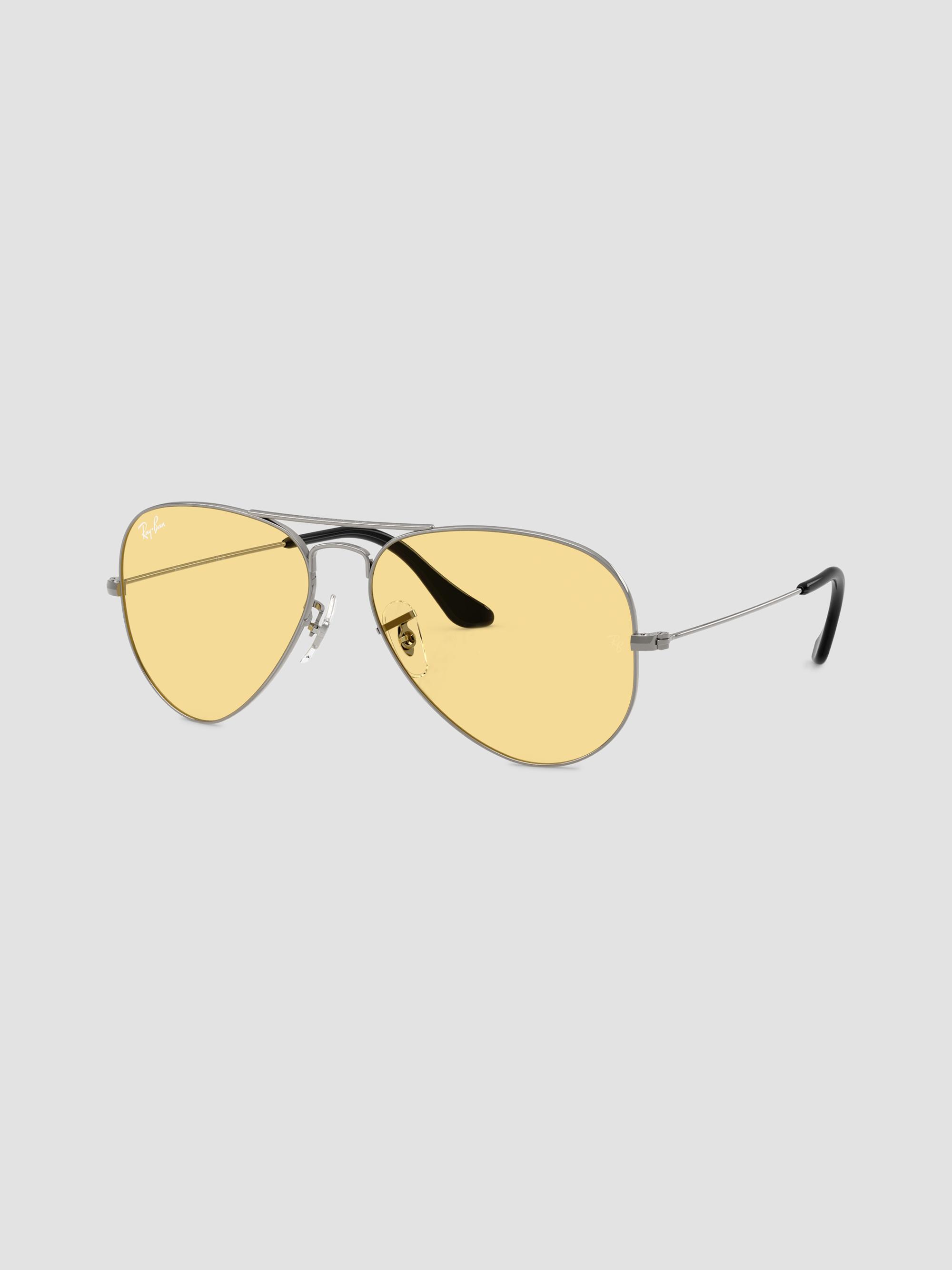 Ray-Ban Men's RB3025 Aviator 58MM Large Metal Aviator Sunglasses - Silver Gold