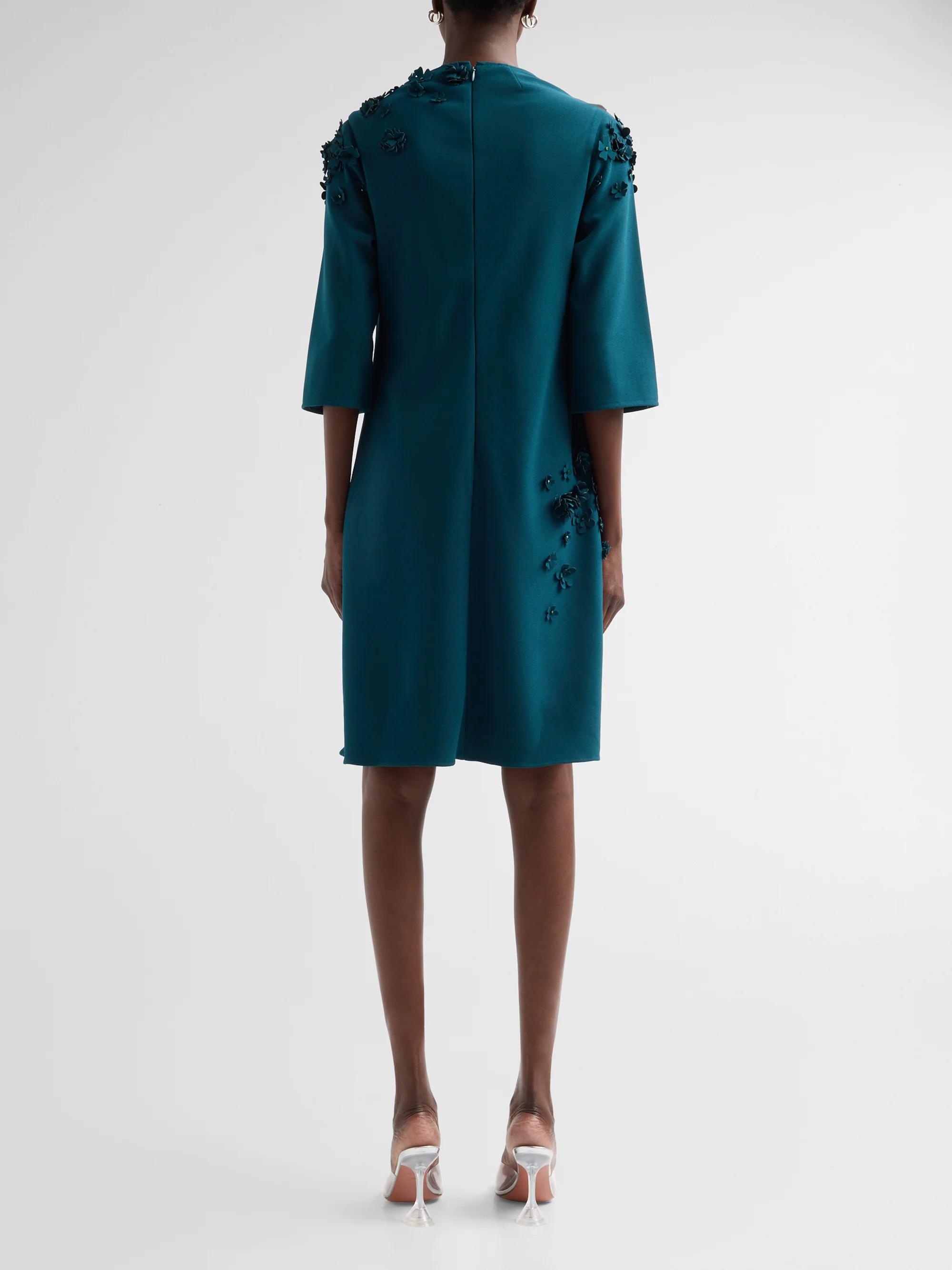Teri Jon by Rickie Freeman Crepe Cocktail Dress | Saks Fifth Avenue