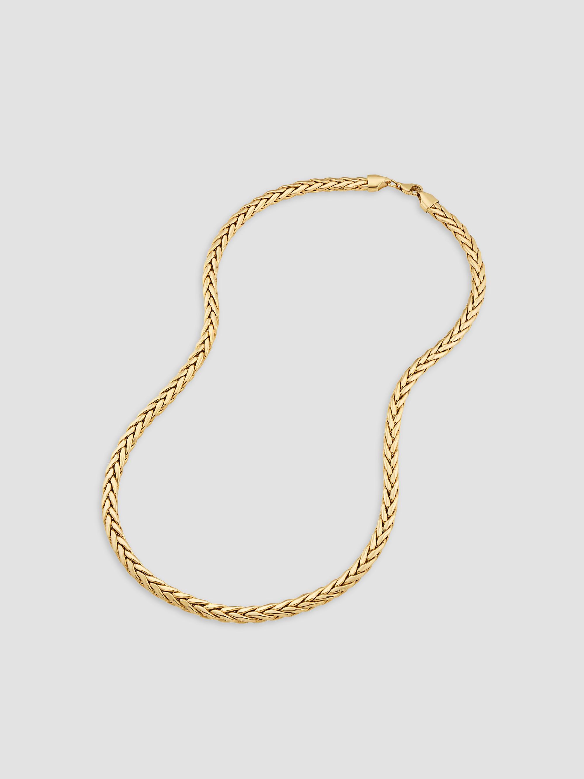 Oradina Women's Royal Palms Necklace in 14K Yellow Gold - Gold - Size 18