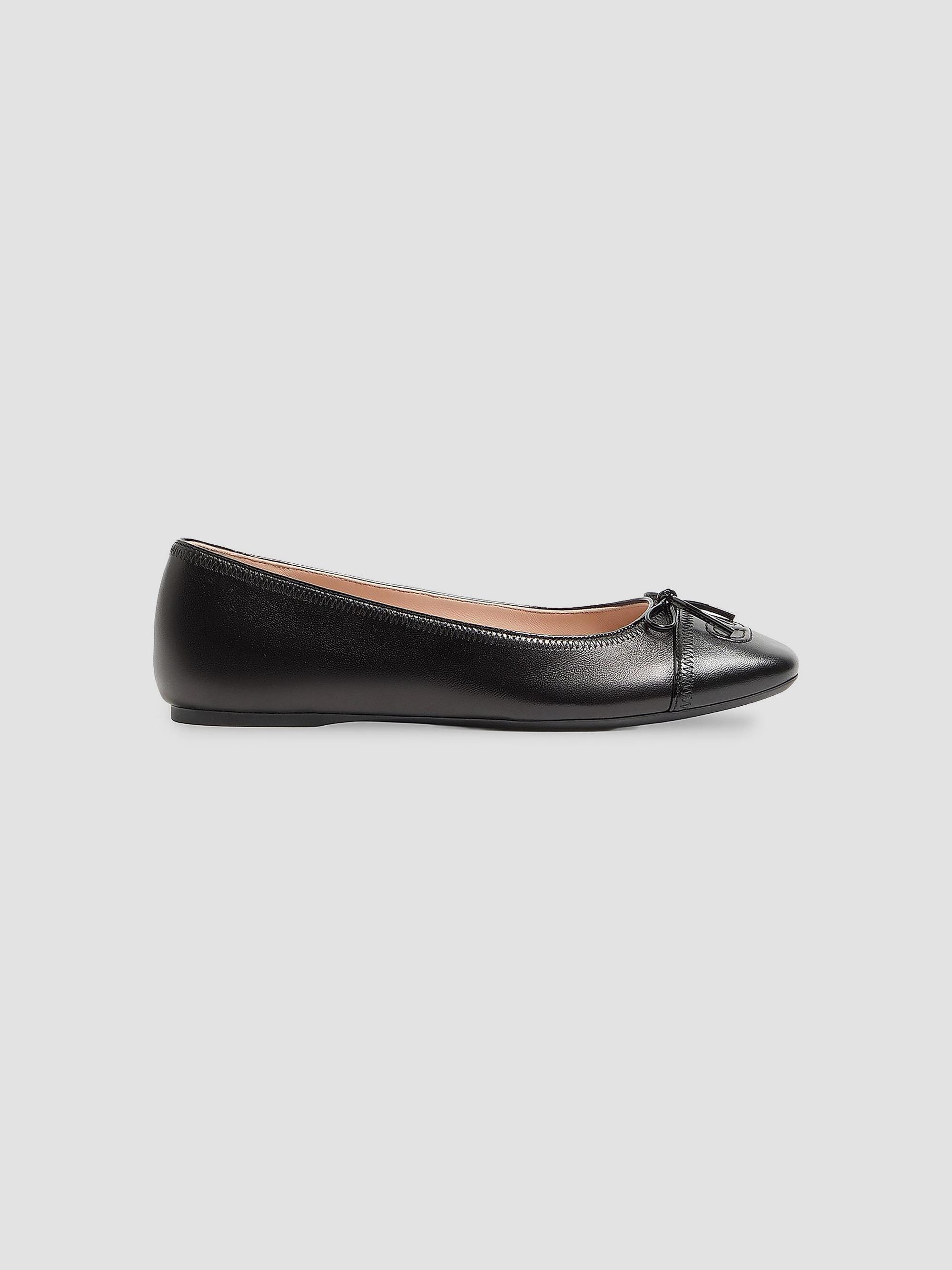 Valentino Garavani Women's VLogo Signature in Nappa 05MM Ballerinas - Black | Thumbnail 8