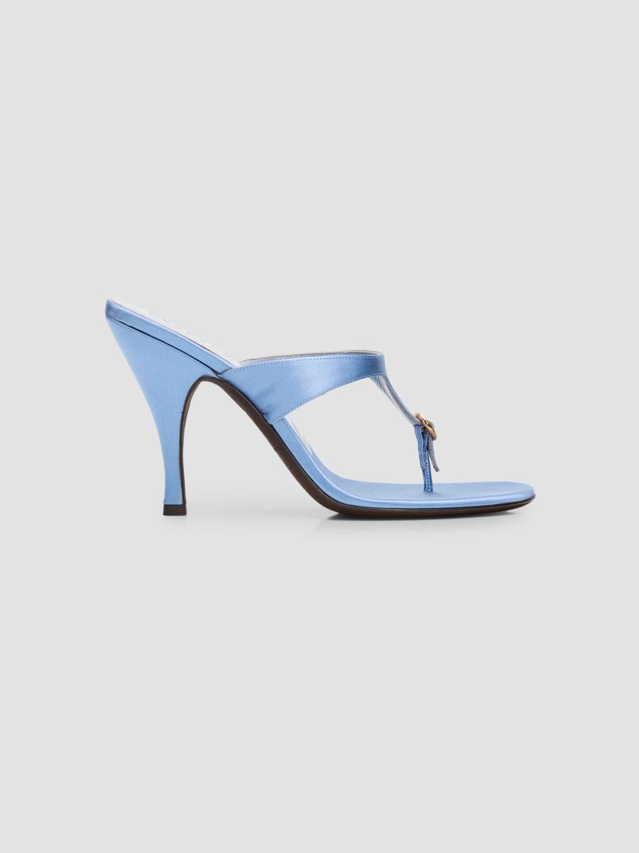 Herbert Levine Kiss and Tell 100MM Satin Sandals | Saks Fifth Avenue
