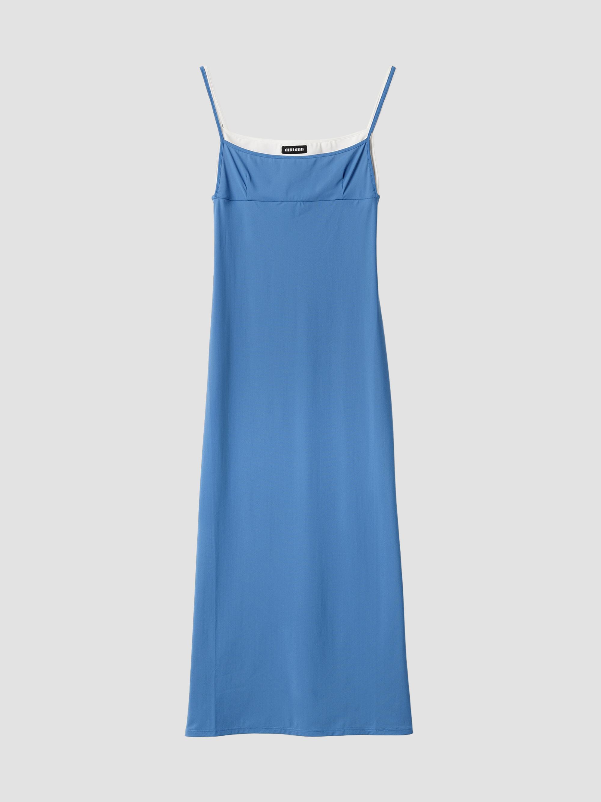 stretch jersey midi dress EILEEN FISHER Stretch-Jersey Midi Shirtdress