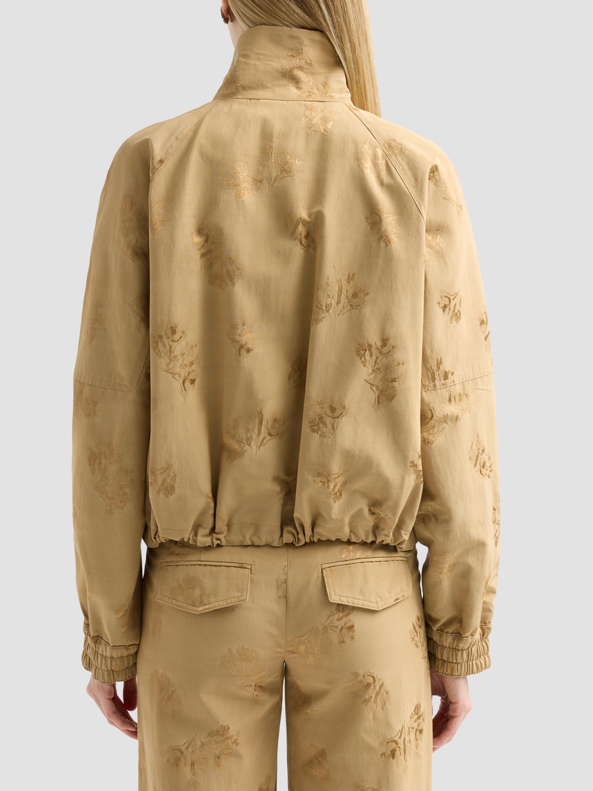Veronica Beard Women's Ainsworth Paisley Cotton-Blend Jacket - Sand | Thumbnail 3