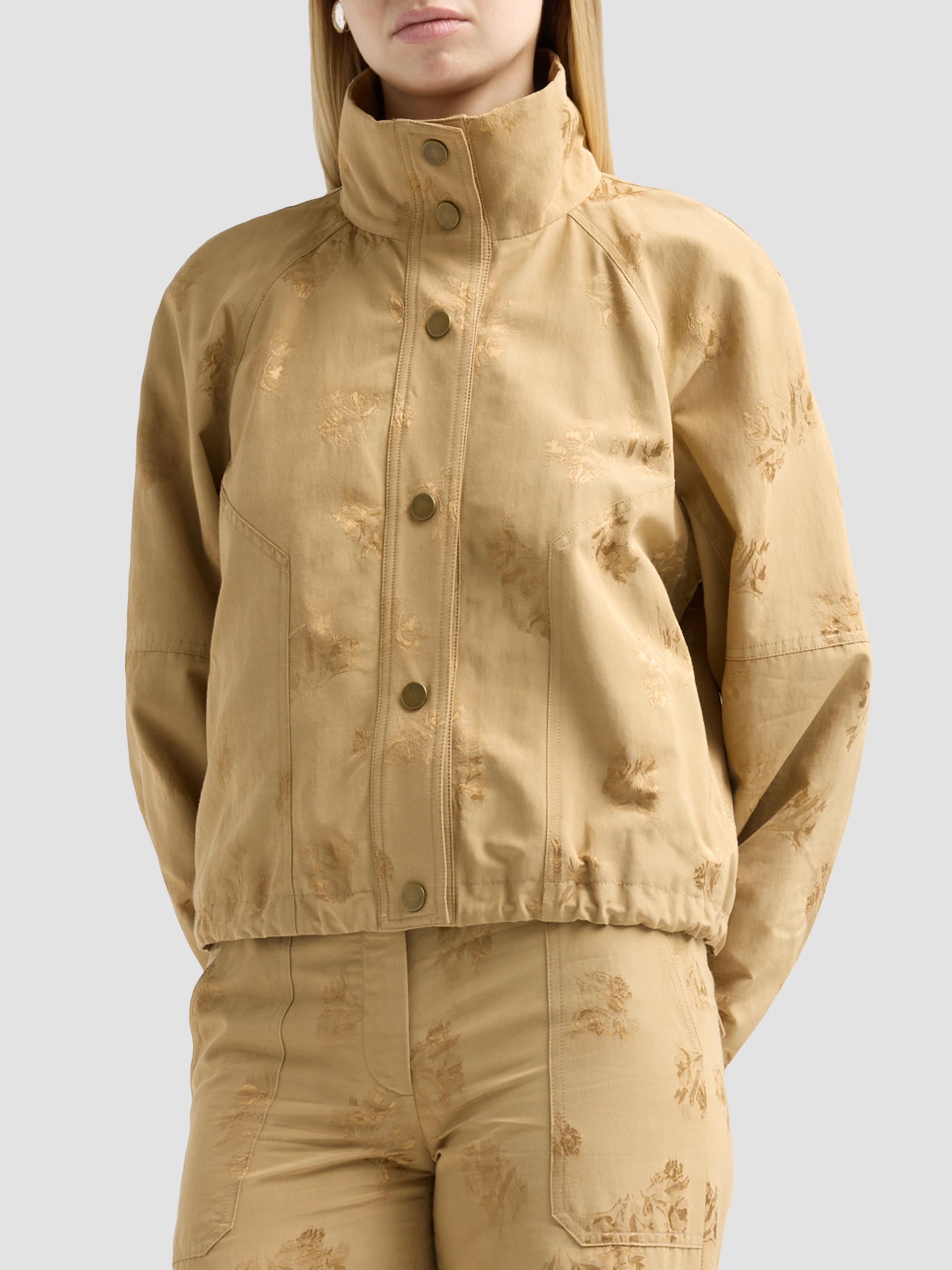 Veronica Beard Women's Ainsworth Paisley Cotton-Blend Jacket - Sand | Thumbnail 4