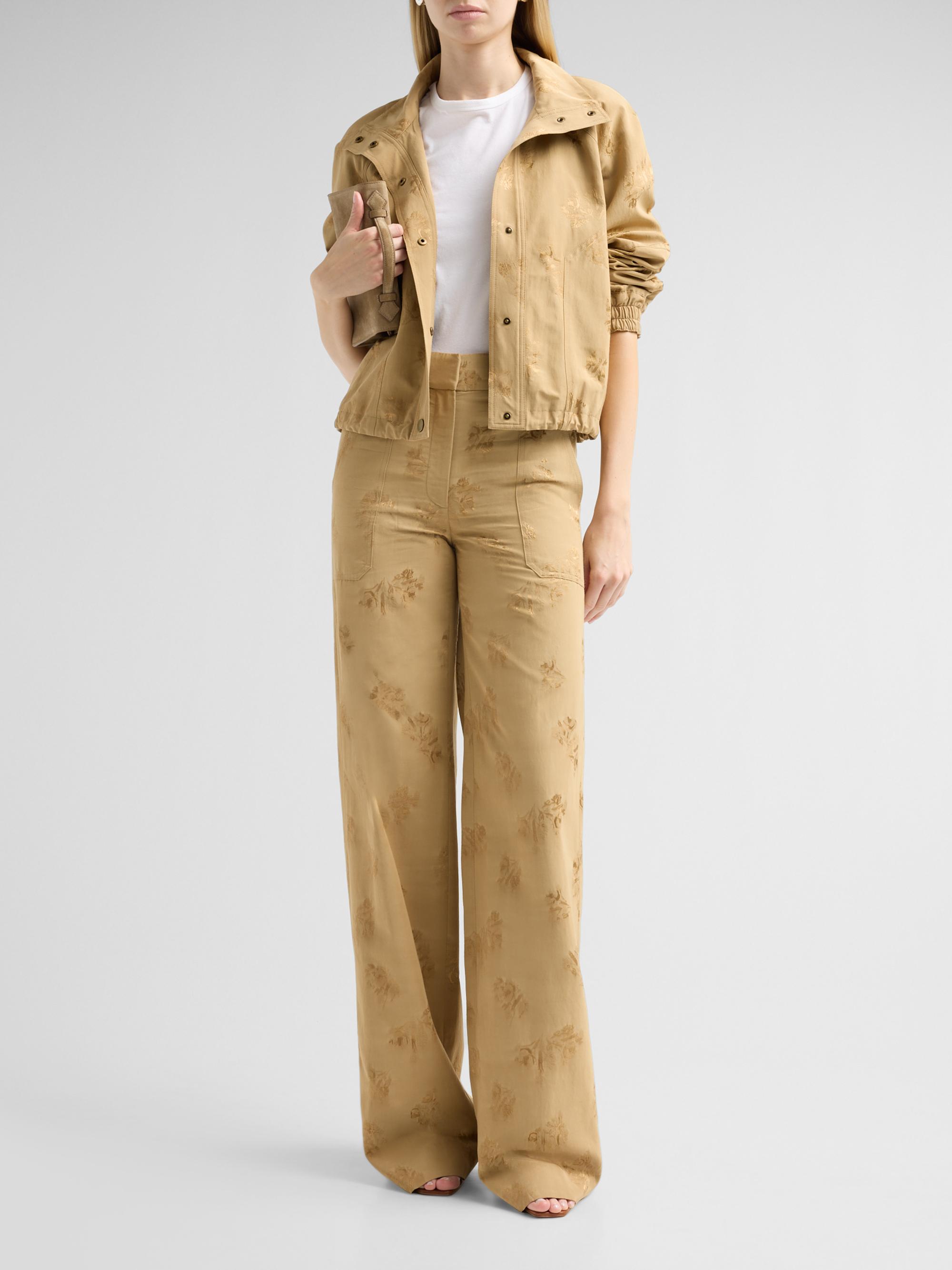 Veronica Beard Women's Ainsworth Paisley Cotton-Blend Jacket - Sand | Thumbnail 2