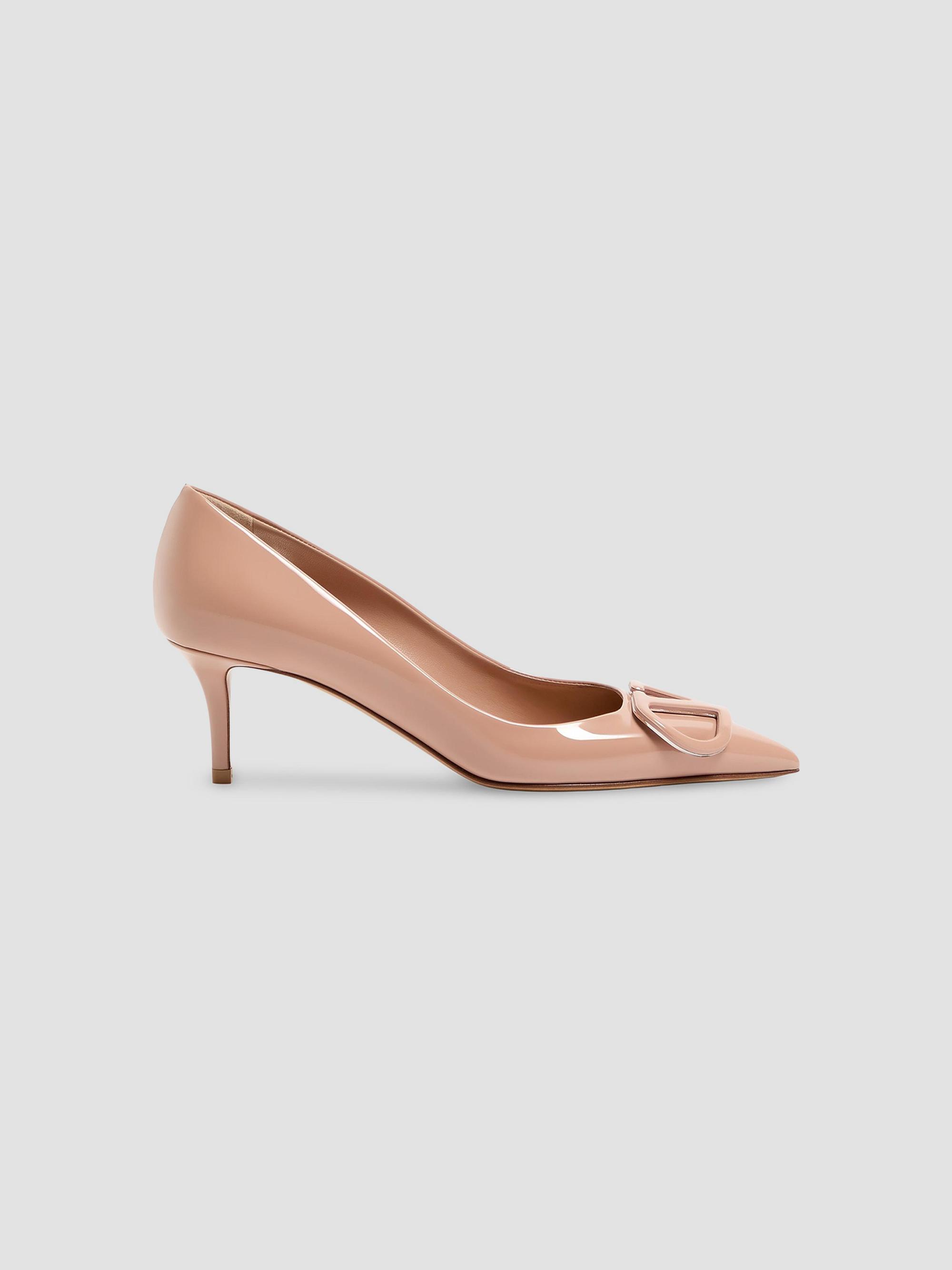 Valentino Garavani Women's VLogo Signature 60MM Patent Leather Pumps - Rose Cannelle | Thumbnail 8