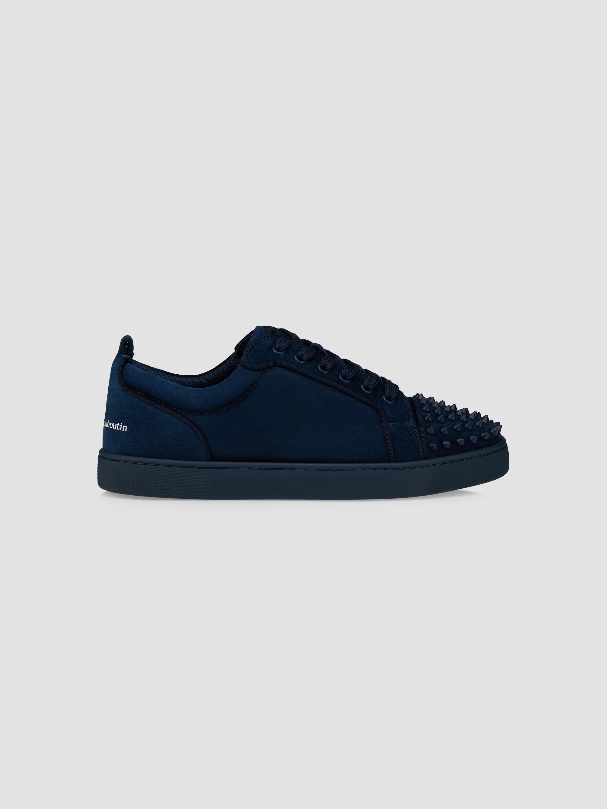 Christian Louboutin Louis Jr Spikes Canopy Suede Sneakers | Saks Fifth ...