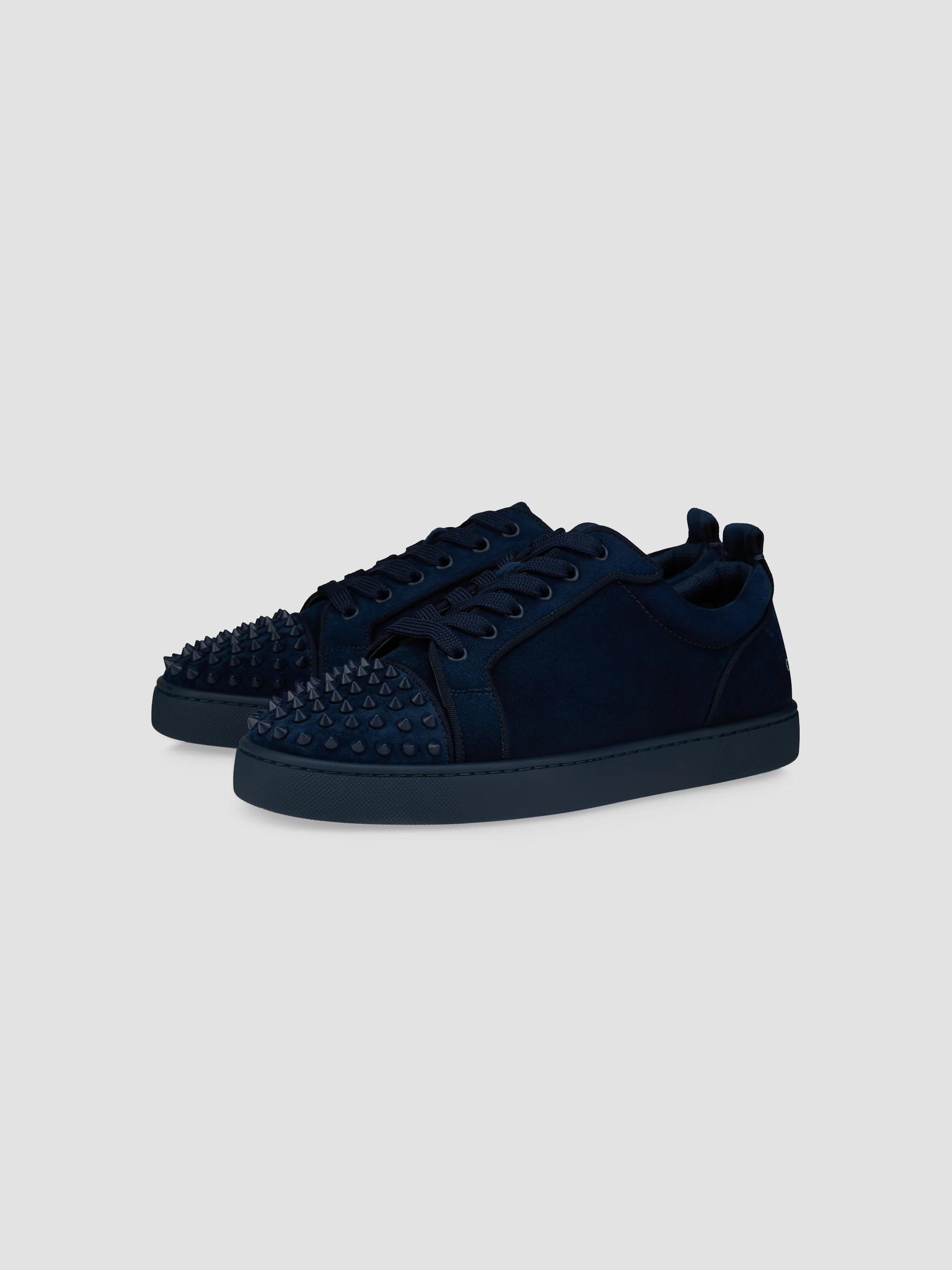 Christian Louboutin Louis Jr Spikes Canopy Suede Sneakers | Saks Fifth ...