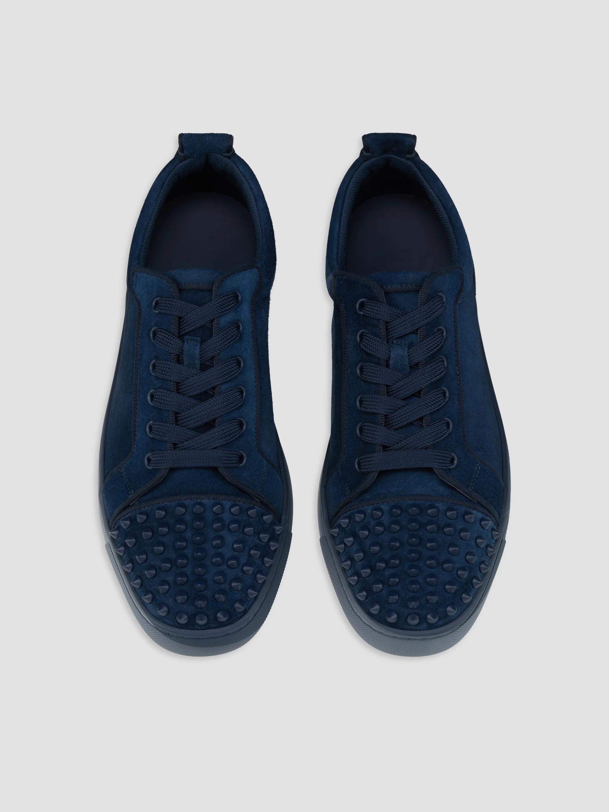 Christian Louboutin Louis Jr Spikes Canopy Suede Sneakers | Saks Fifth ...