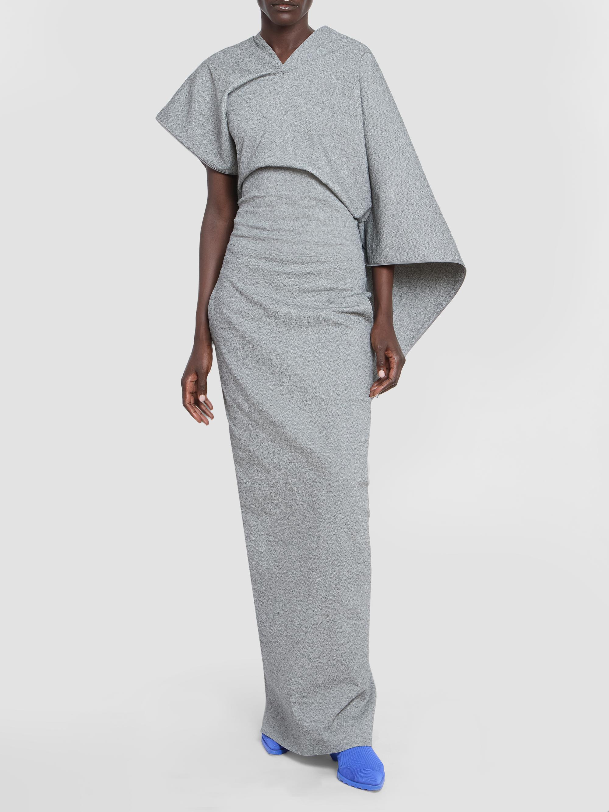 Issey Miyake Allow Pebbled Drape Maxi Dress | Saks Fifth Avenue