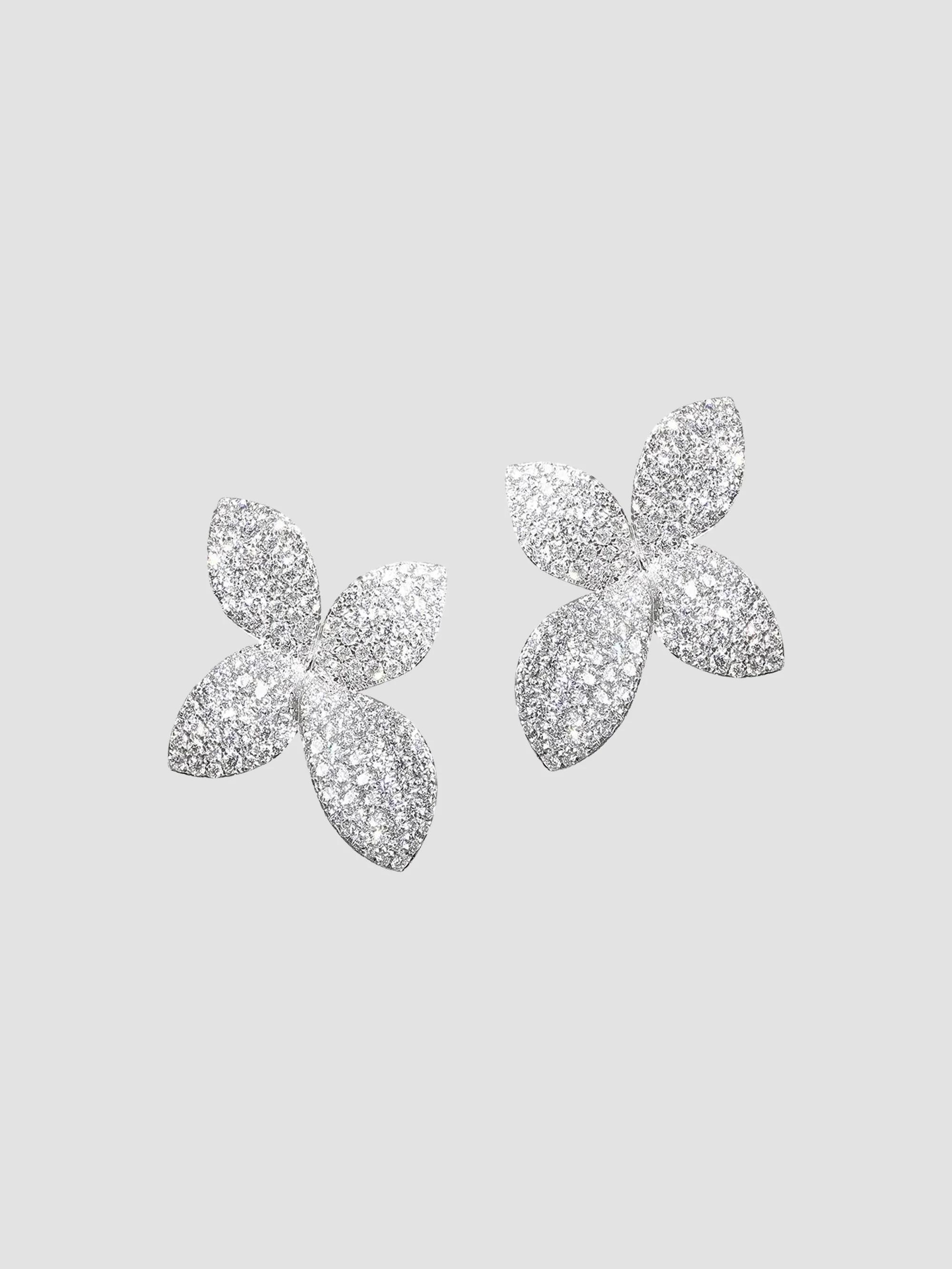 Pasquale Bruni Women's Giardini Segreti 18K White Gold & 2.70 TCW Diamond Stud Earrings - White Gold