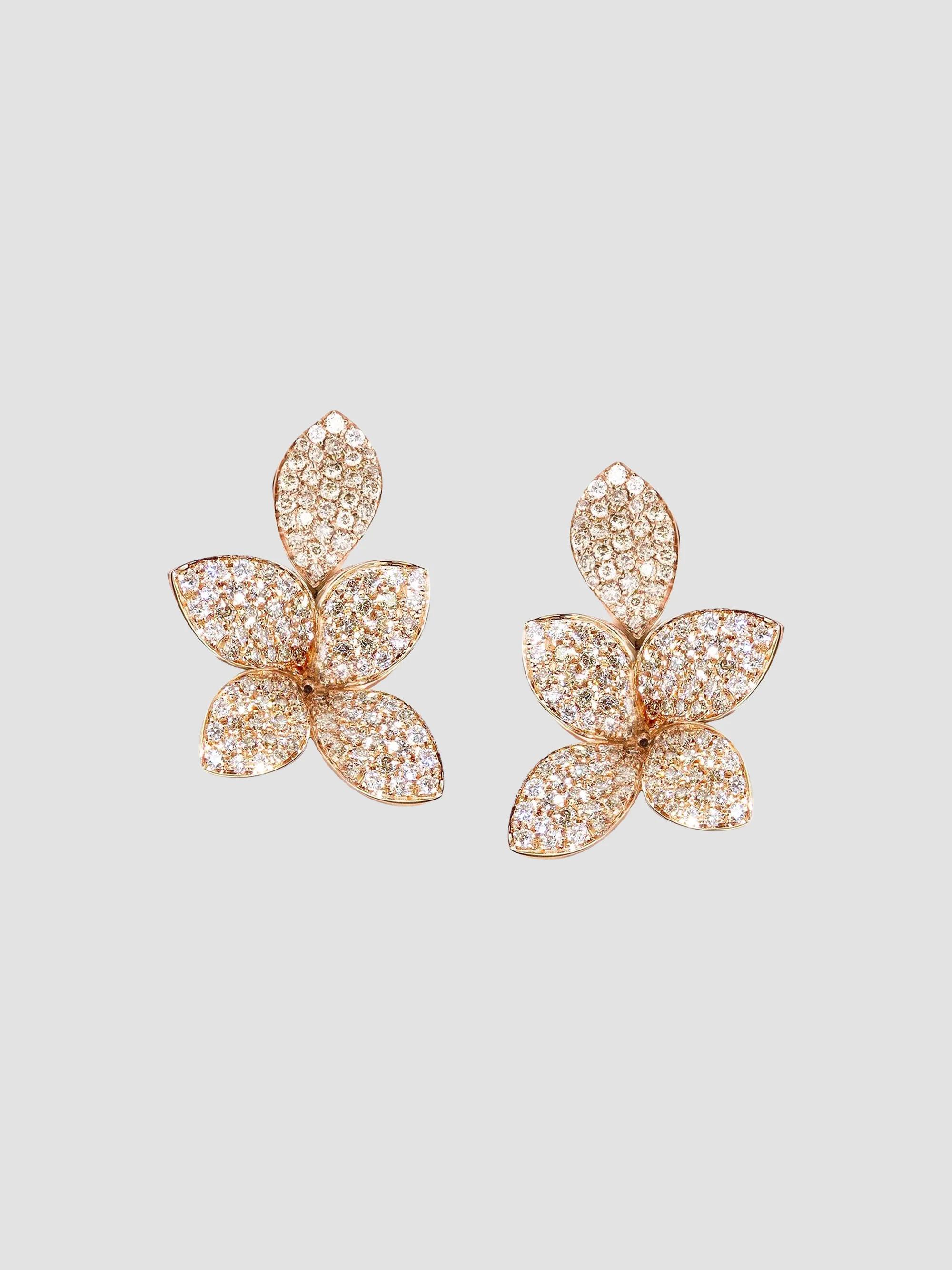 Pasquale Bruni Women's Giardini Segreti 18K Rose Gold & 2.36 TCW Diamond Earrings - Rose Gold