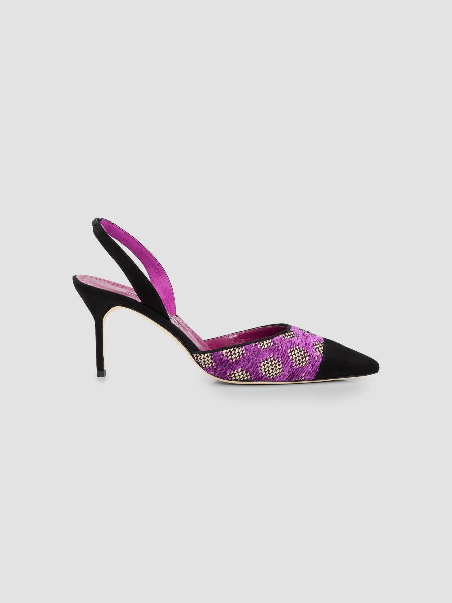 Manolo Blahnik Women's Capsli Gala Slingback Pumps In Black