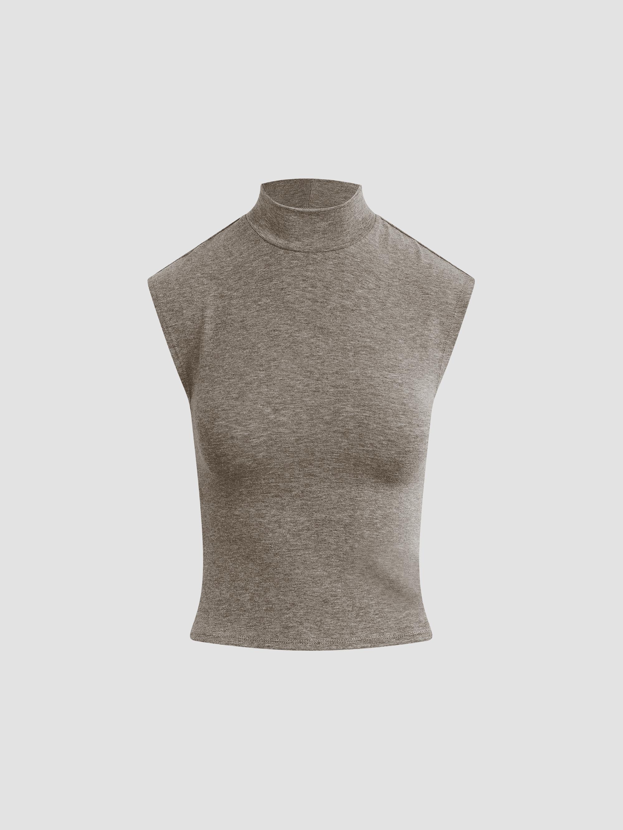 Favorite Daughter Women's The Heritage Mockneck Top - Heather Grey - Size XS