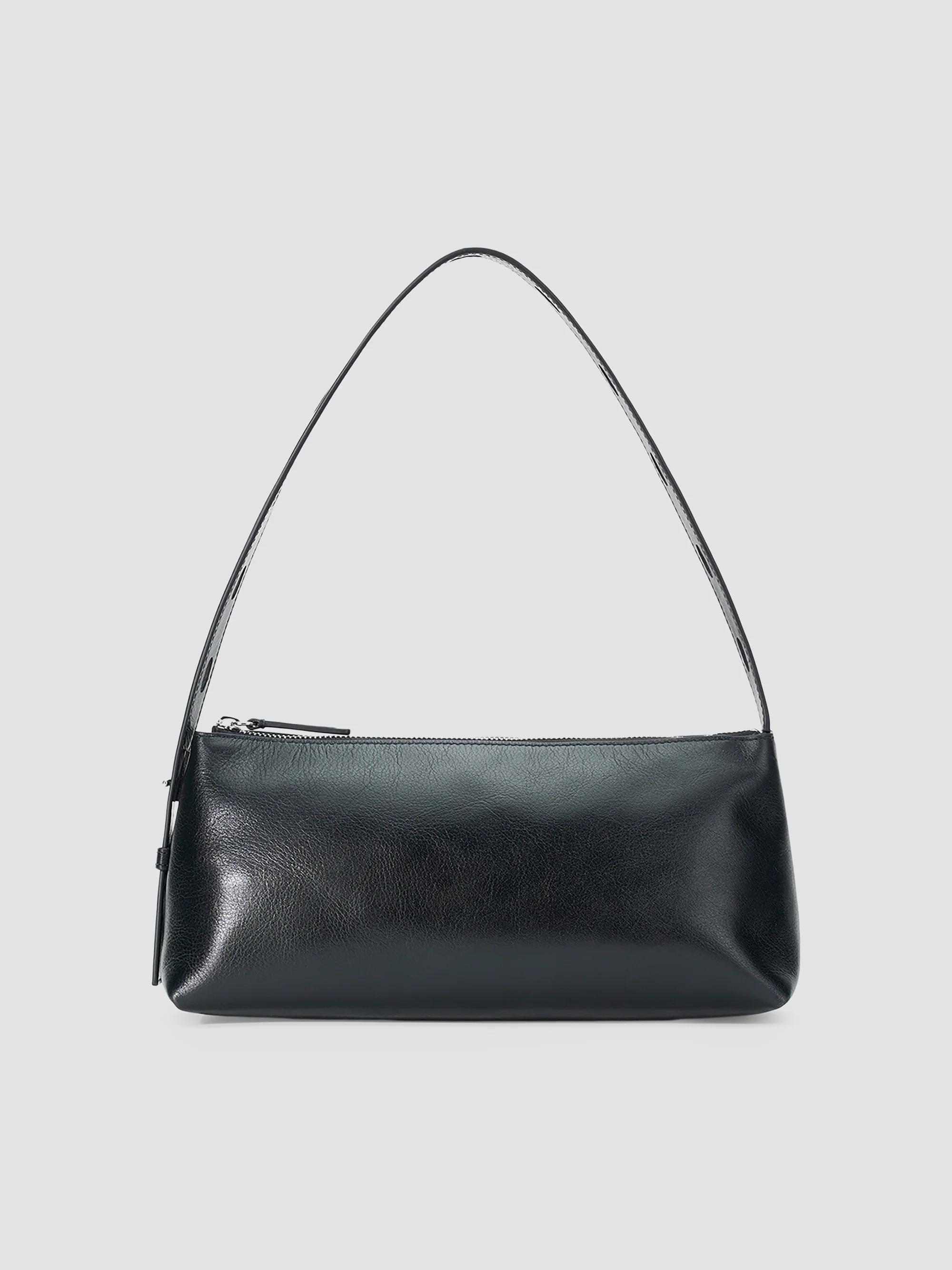 Mansur Gavriel Gaia Croc-Embossed Leather Shoulder Bag | Saks