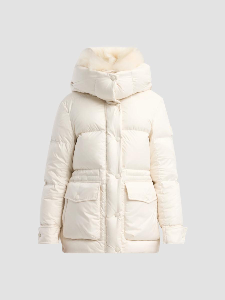 Sam Women's Scout Down Puffer Jacket In Ivory