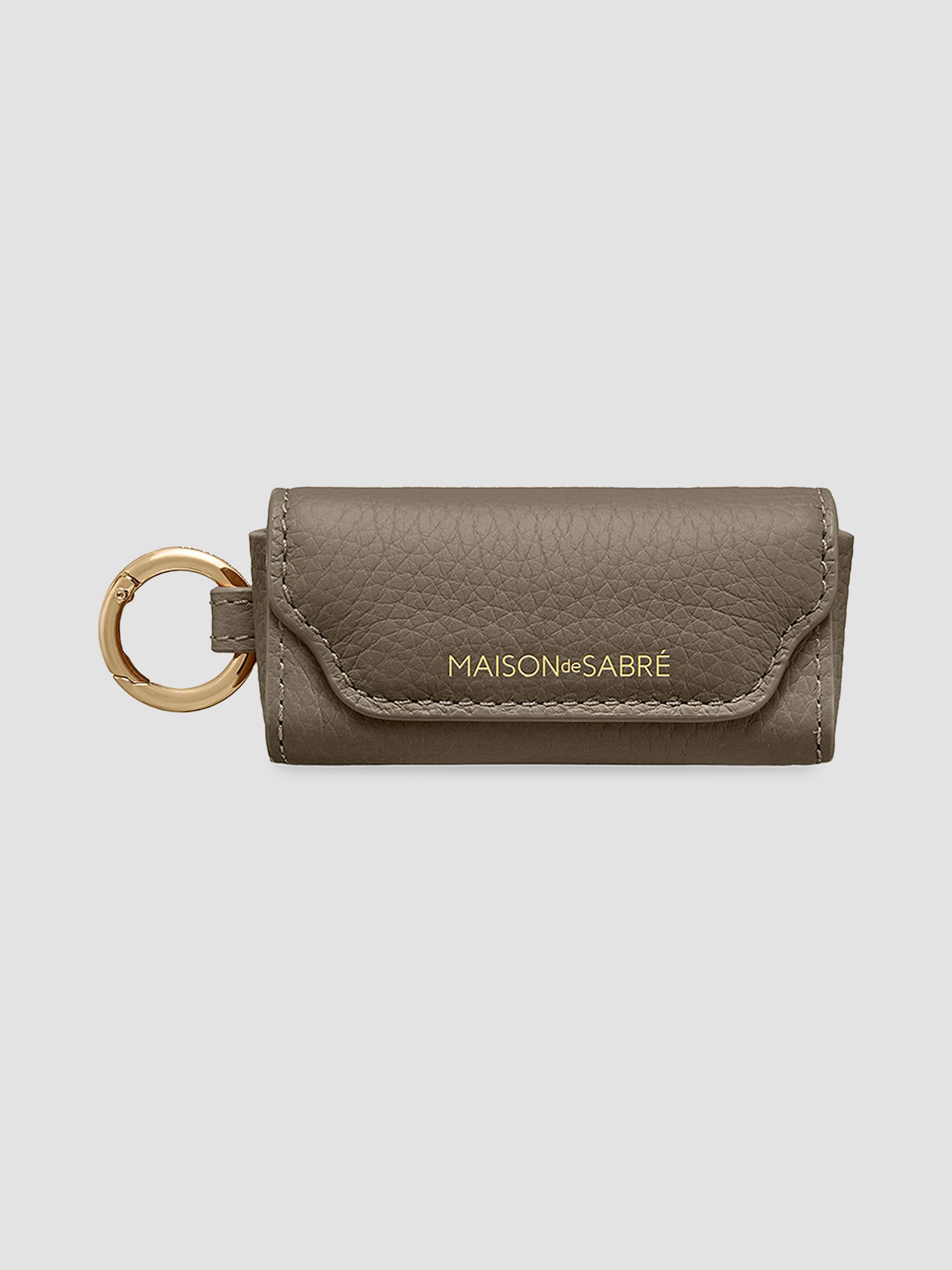 Maison de Sabre Women's Leather Lipstick Charm - Cashmere Matcha | Thumbnail 6