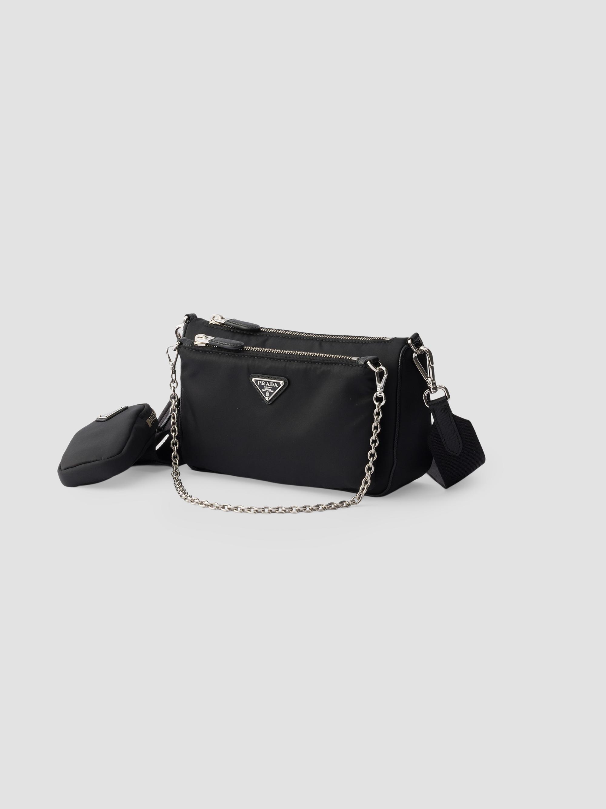 Prada Re-Nylon and Saffiano Leather Mini Shoulder Bag | Saks Fifth