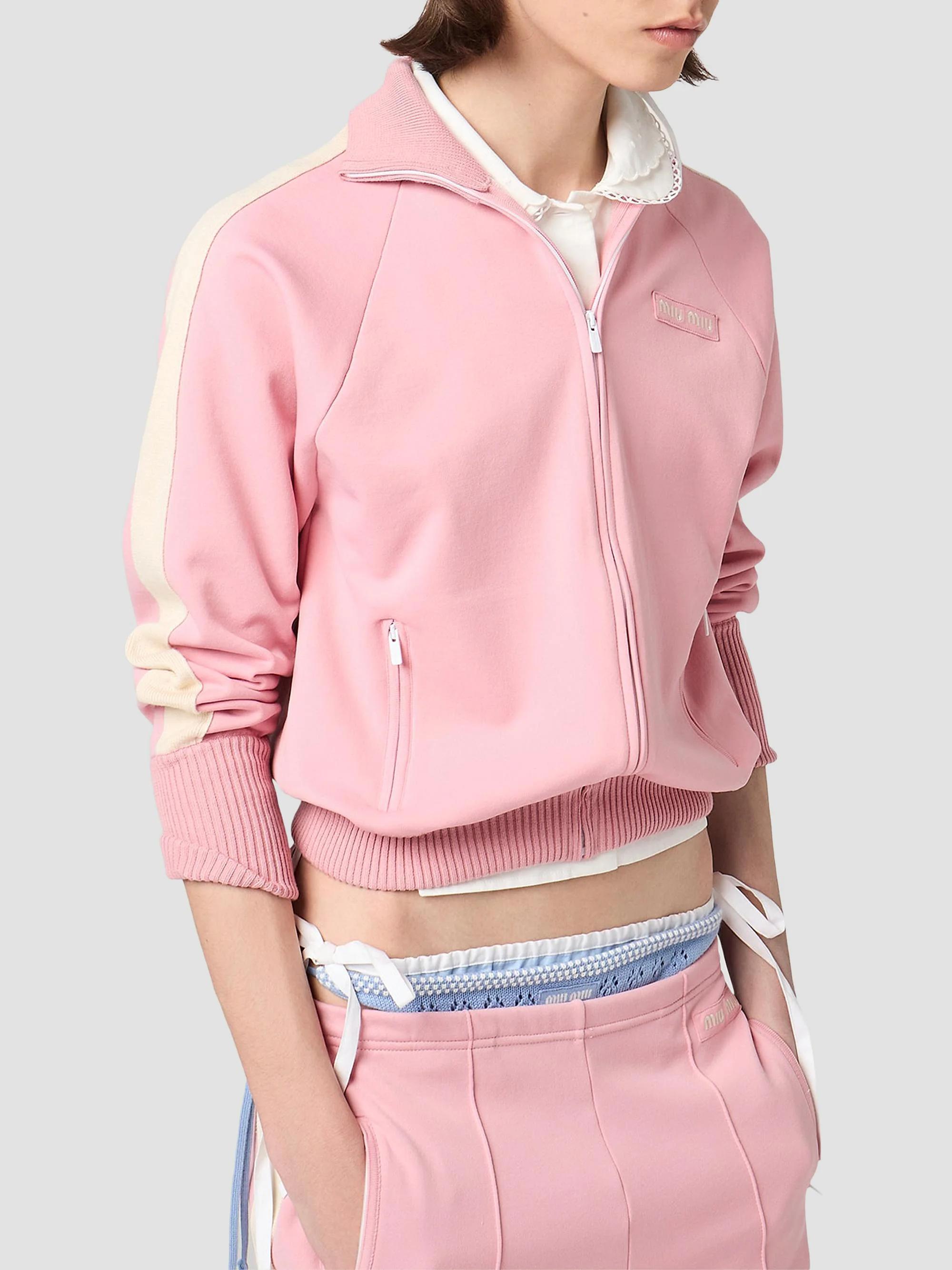 miu miu ハート柄トラッカージャケット　サイズ40 Miu Miu Technical Fabric Jacket | Saks Fifth Avenue