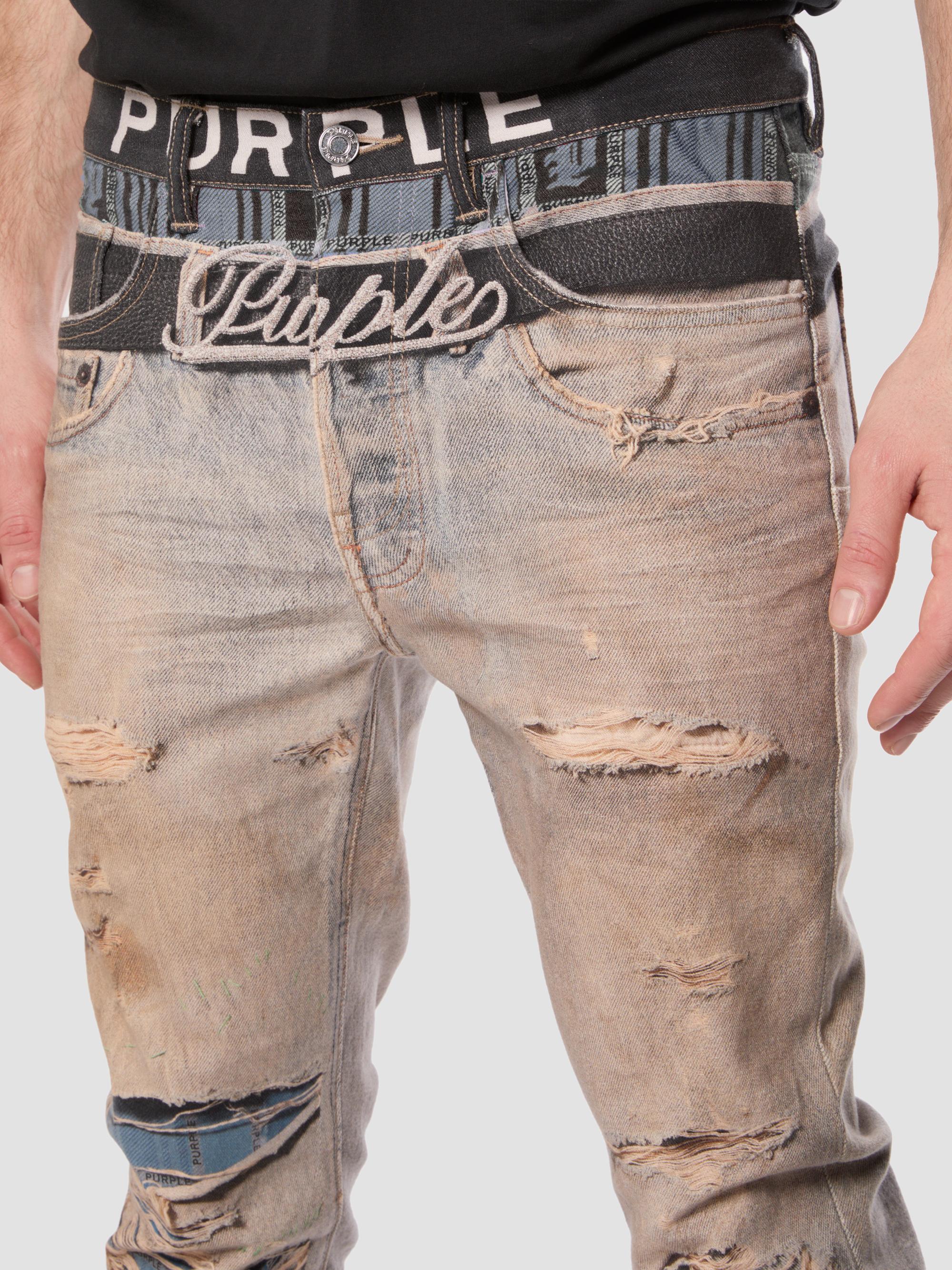 Purple Brand Boxer Trompe L'Oeil Skinny Jeans | Saks Fifth Avenue